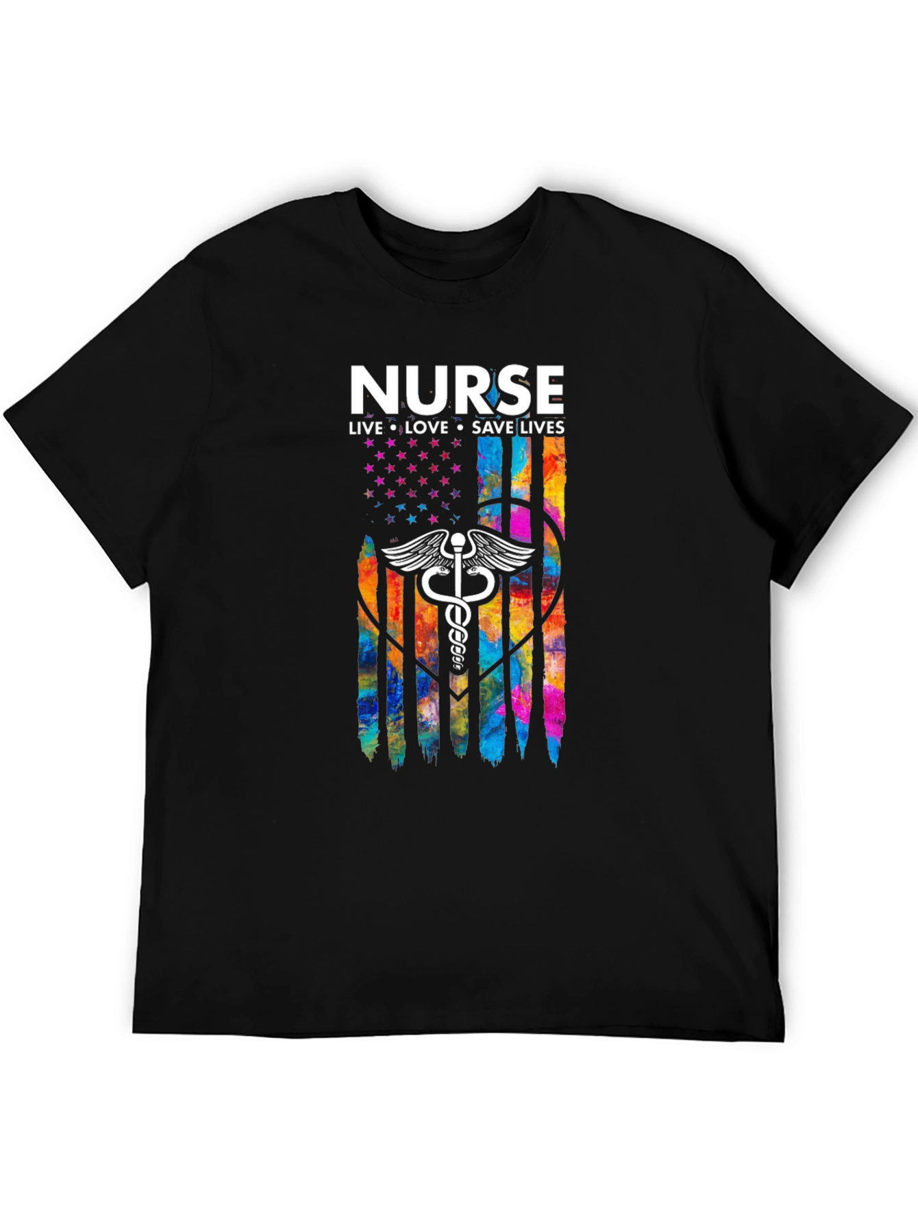 Nurse Live Love Save Lives Graphic Tee