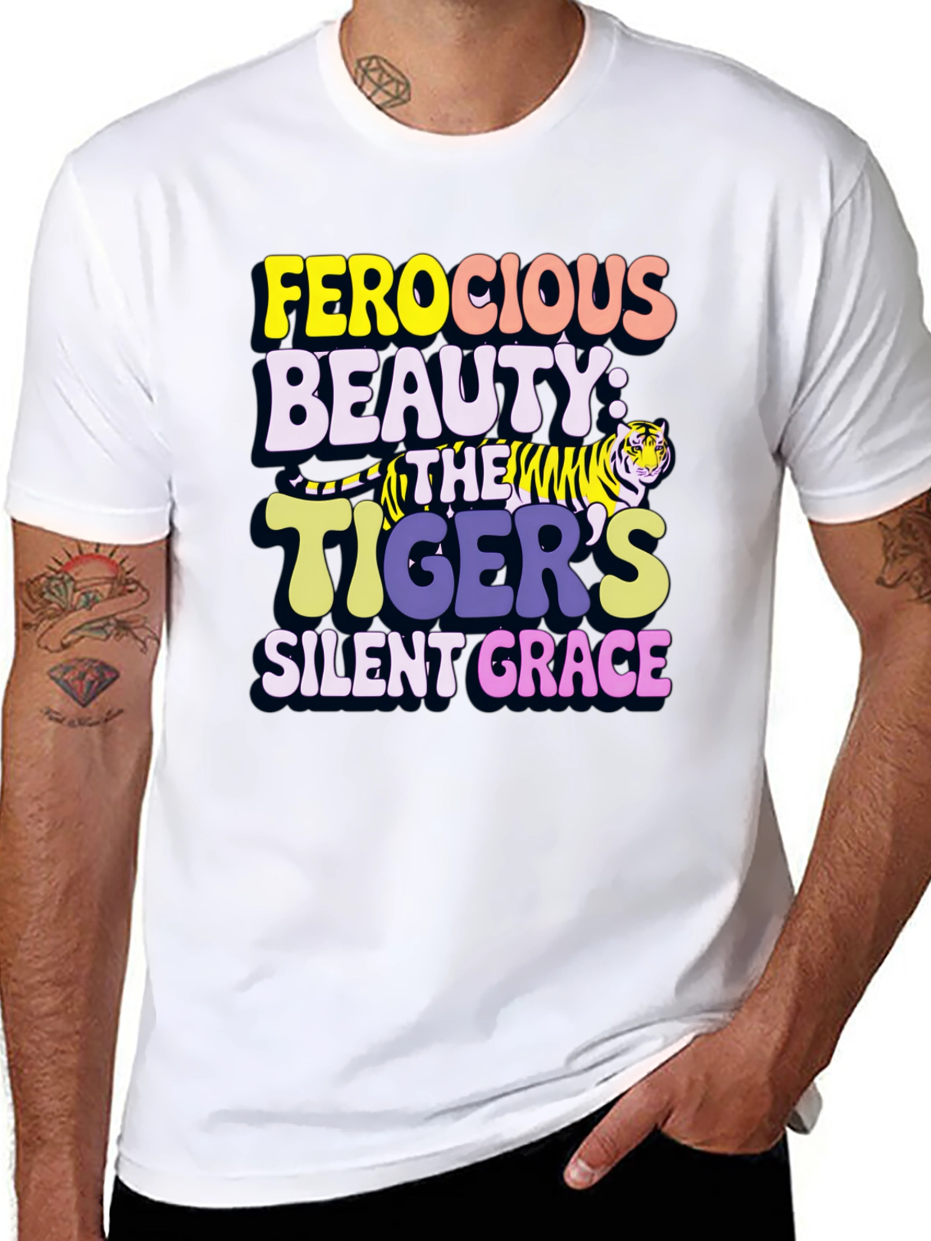 Ferocious Beauty Tiger Graphic Tee
