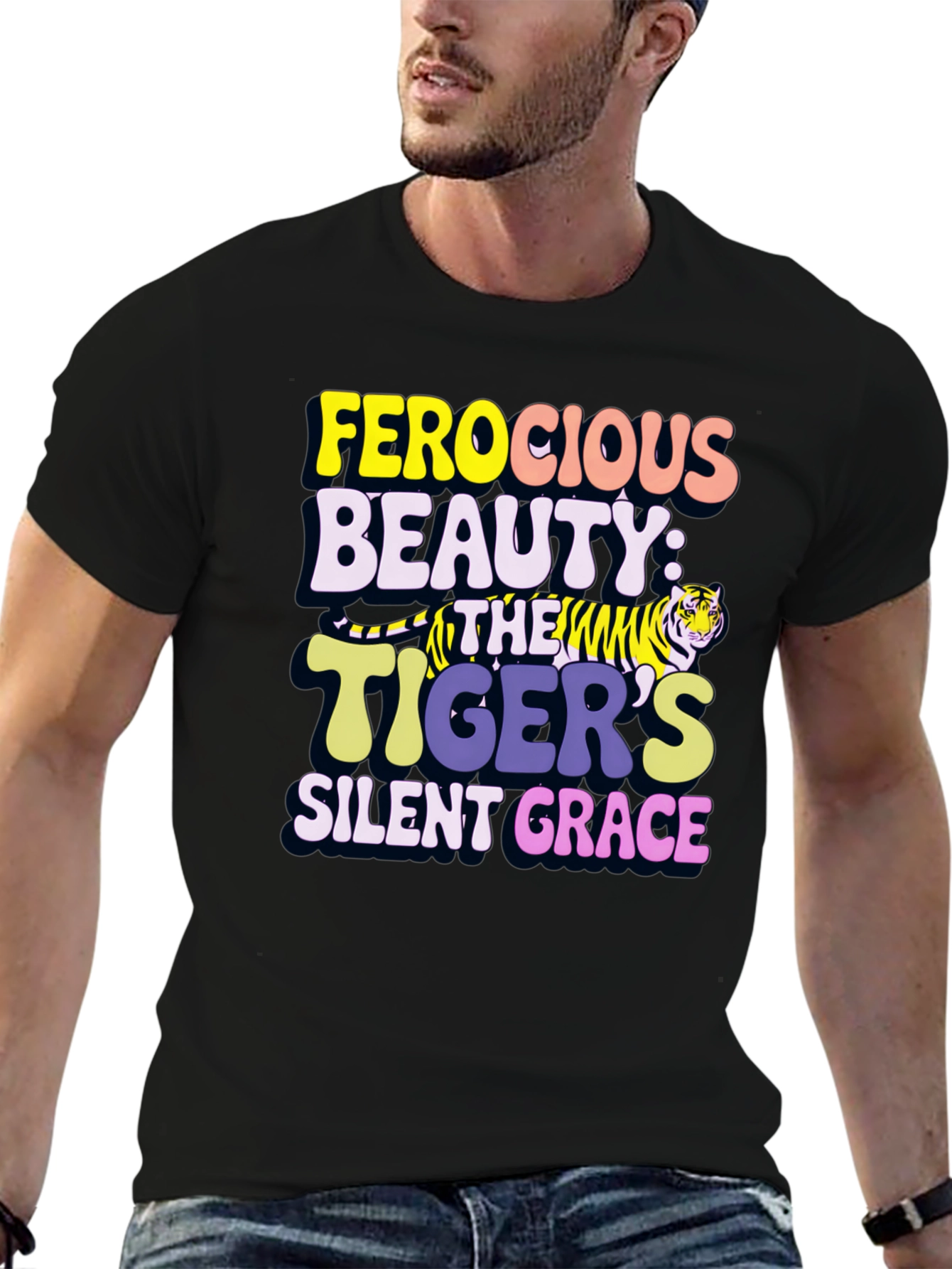 Ferocious Beauty Tiger Graphic Tee