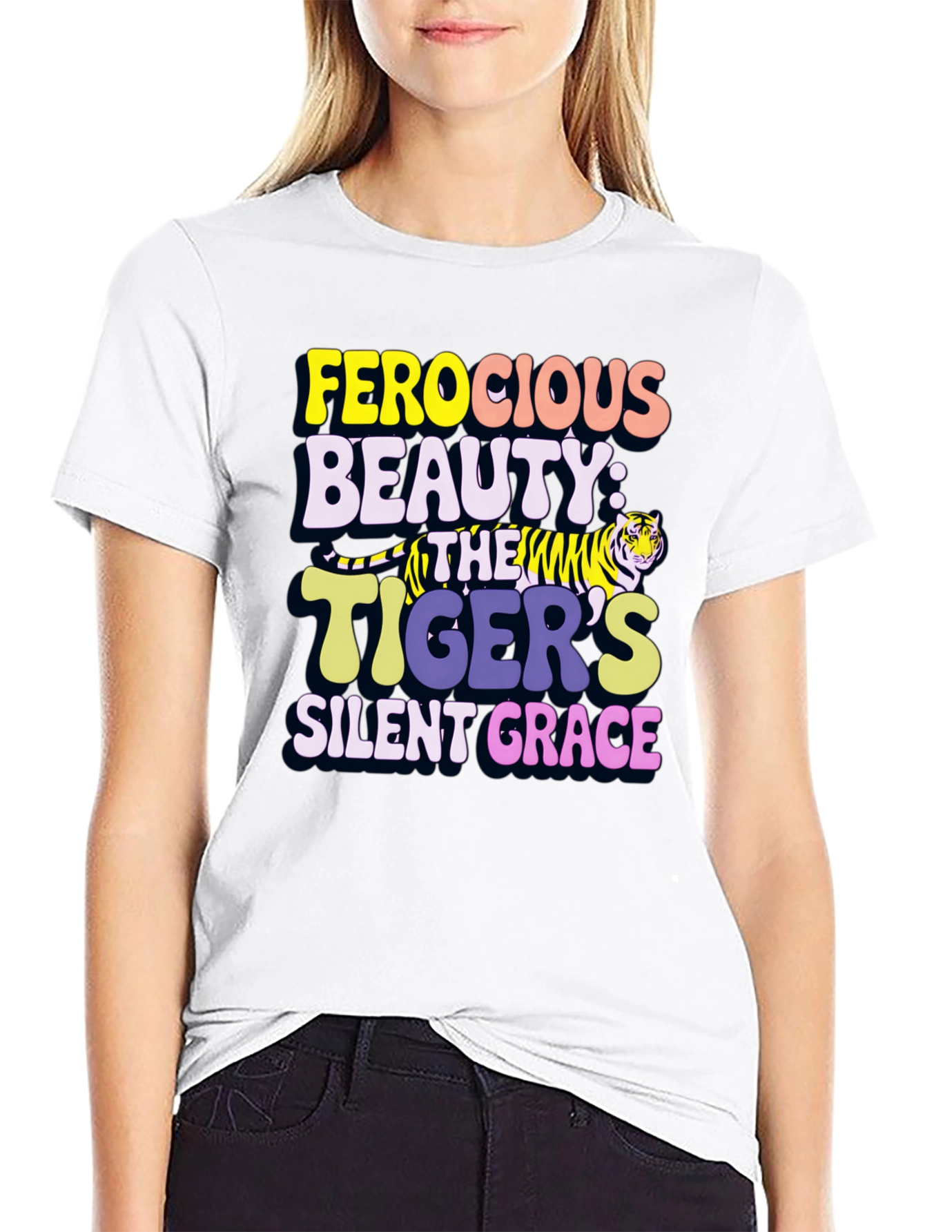 Ferocious Beauty Tiger Graphic Tee