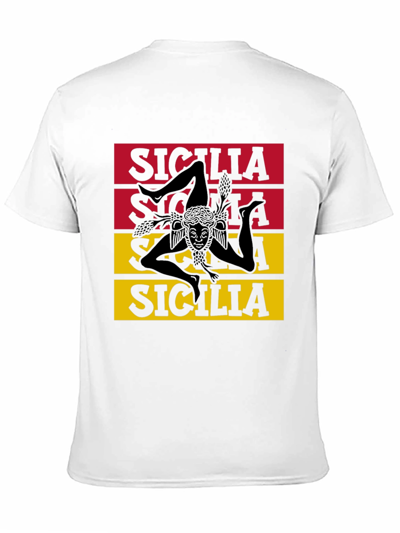 Sicilia Trinacria T-Shirt - Unique Sicilian Pride Tee