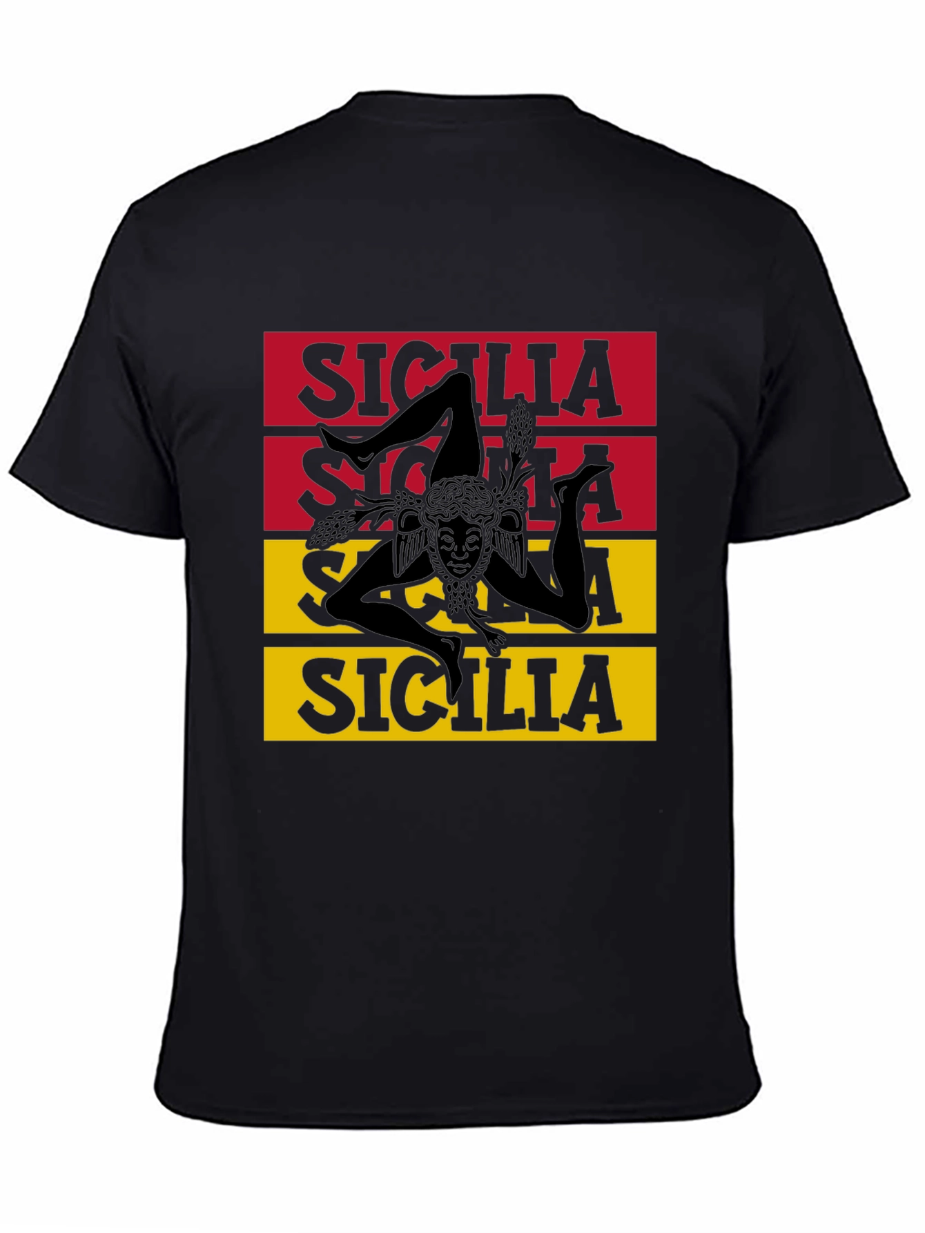 Sicilia Trinacria T-Shirt - Unique Sicilian Pride Tee