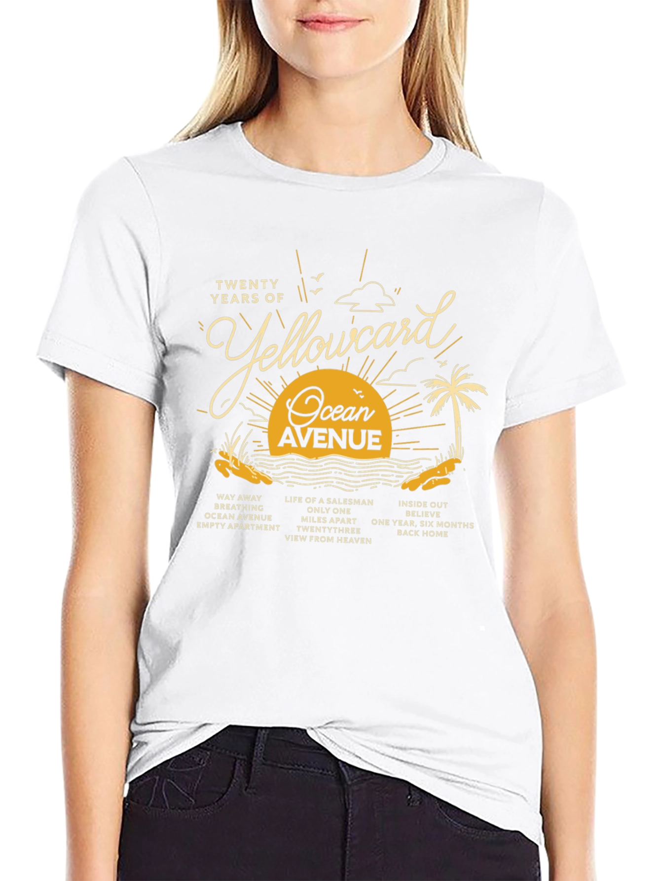 Yellowcard Ocean Avenue 20th Anniversary T-Shirt