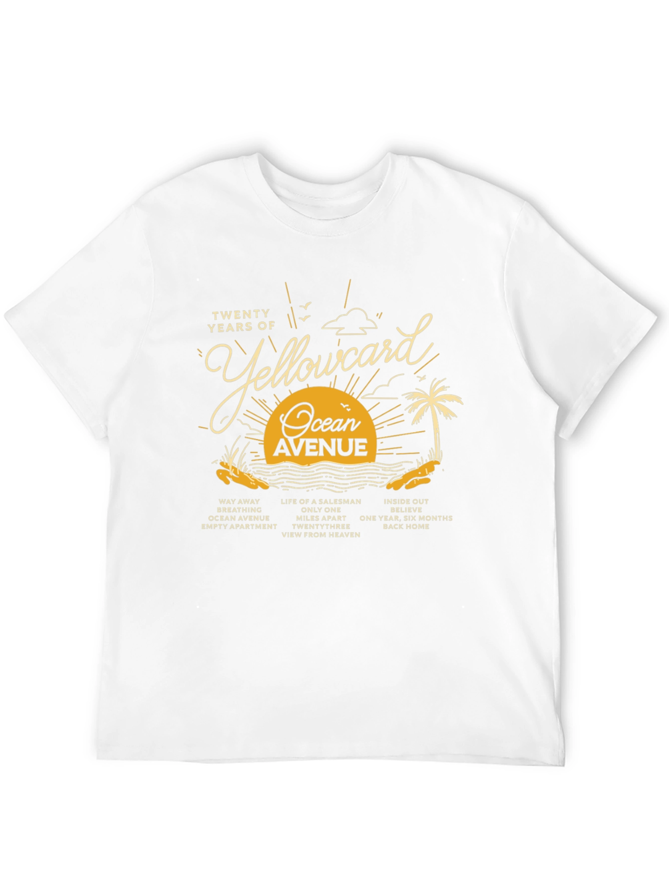 Yellowcard Ocean Avenue 20th Anniversary T-Shirt