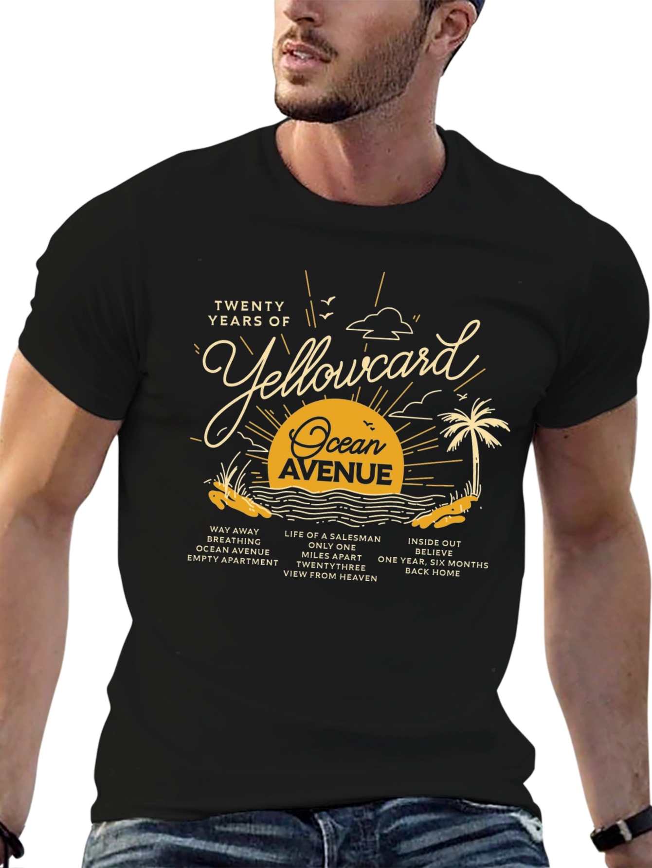 Yellowcard Ocean Avenue 20th Anniversary T-Shirt