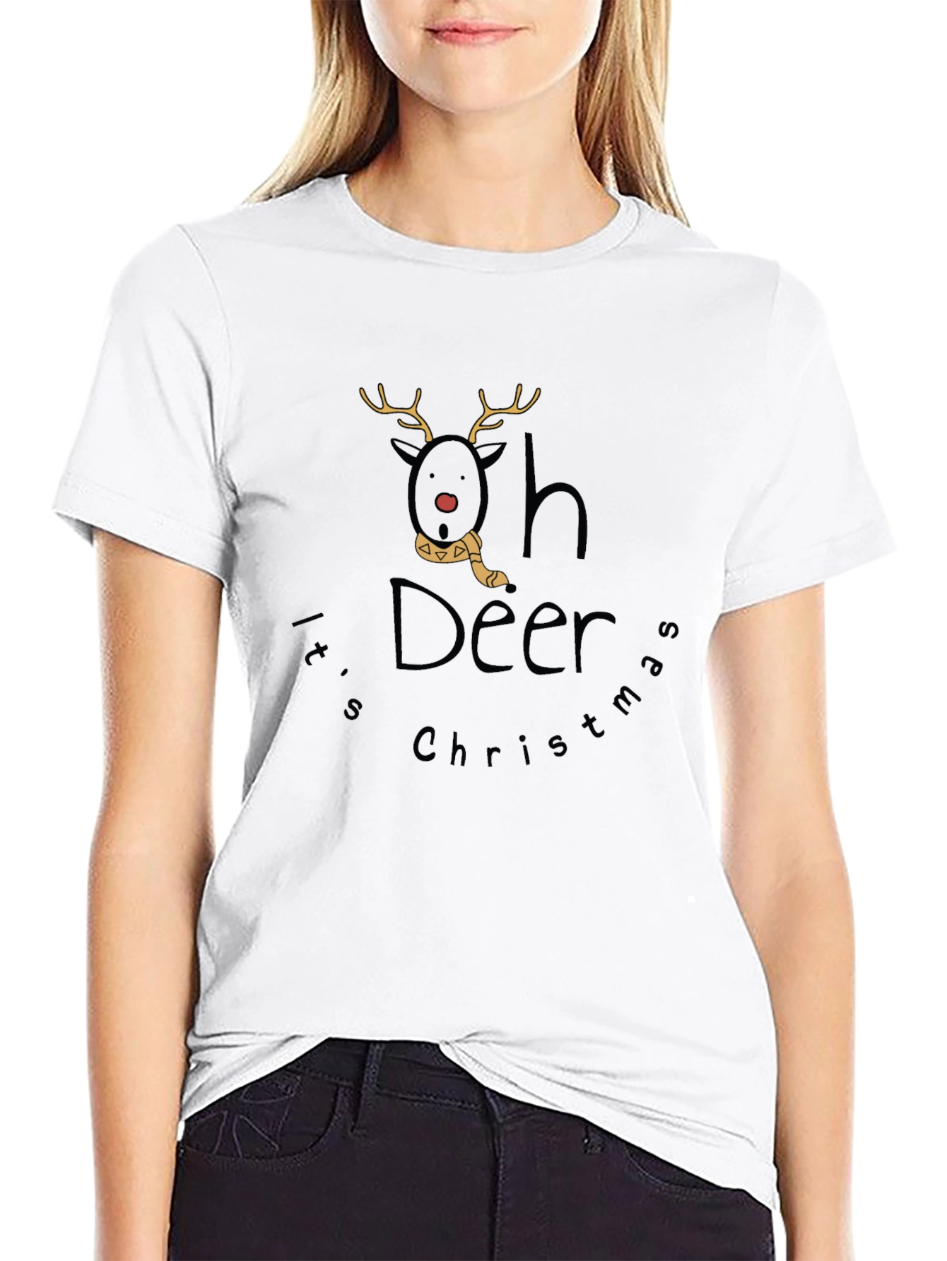 Oh Deer Its Christmas T-Shirt
