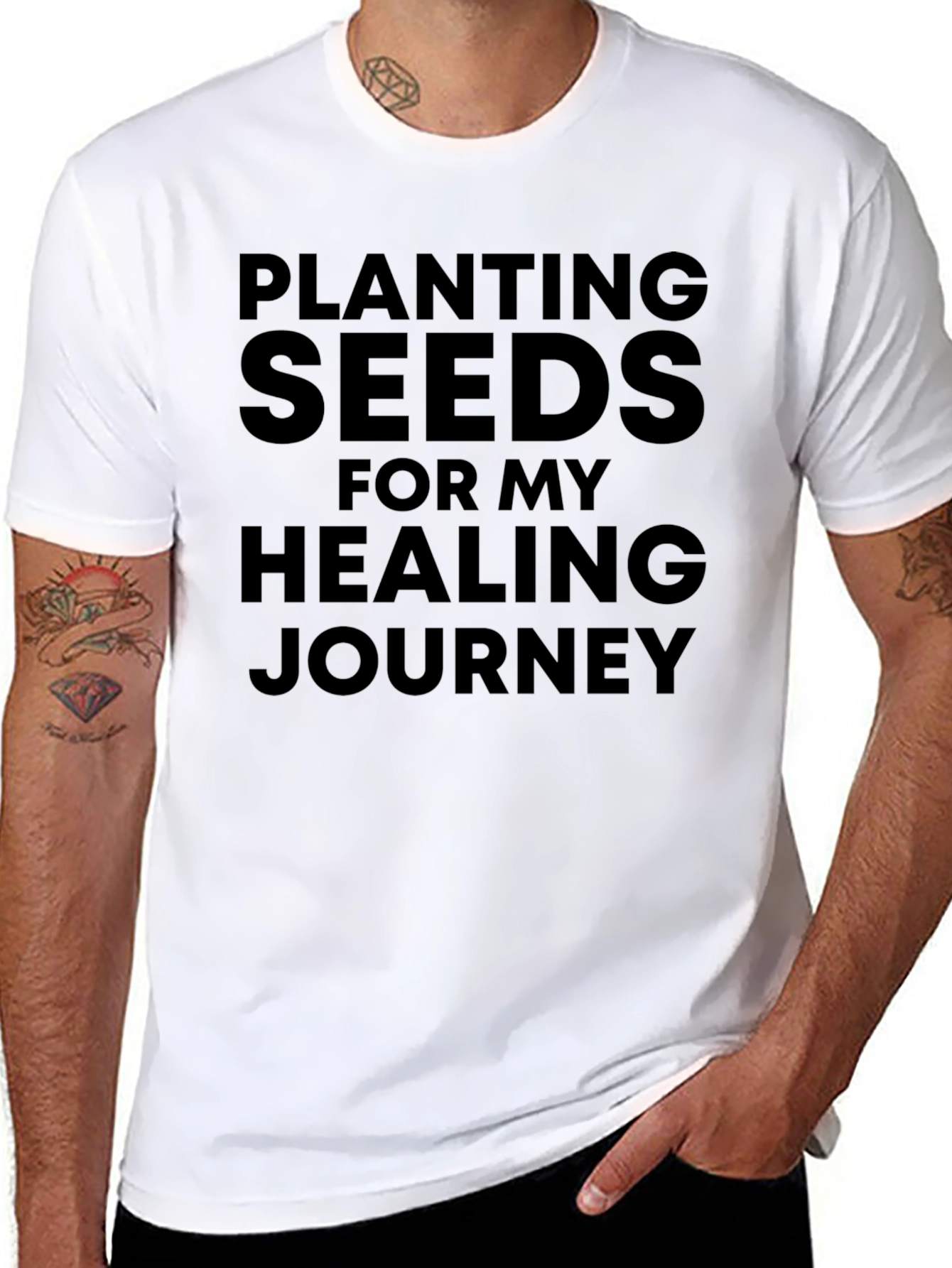 Planting Seeds Healing Journey Graphic Tee