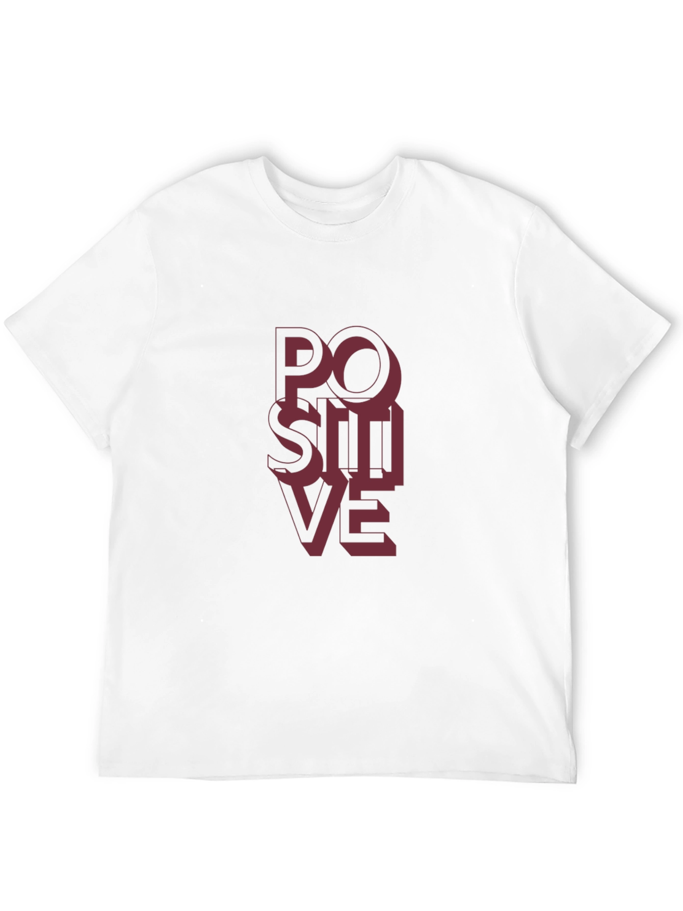 Positive Graphic Tee - Modern Black T-Shirt