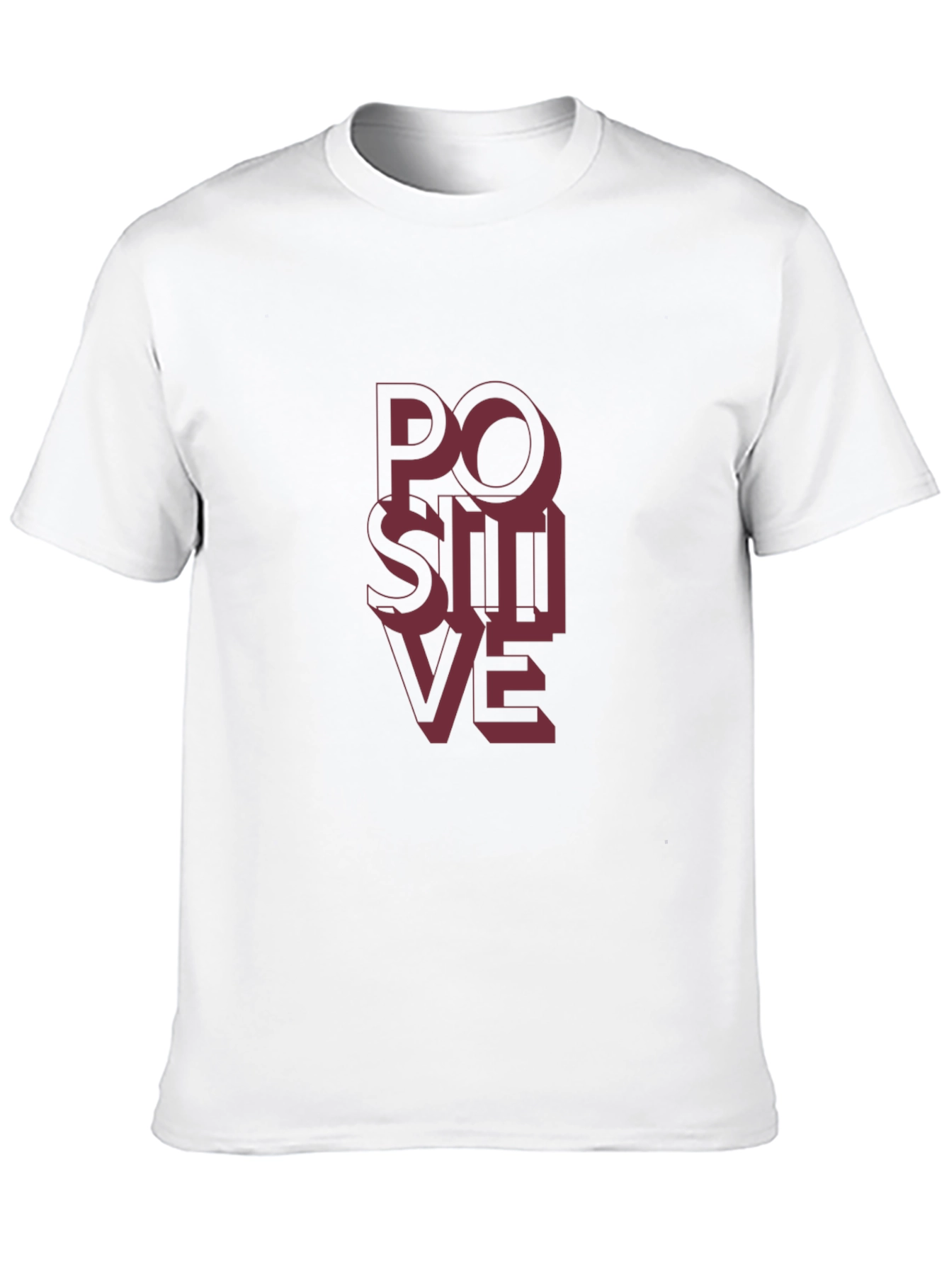 Positive Graphic Tee - Modern Black T-Shirt