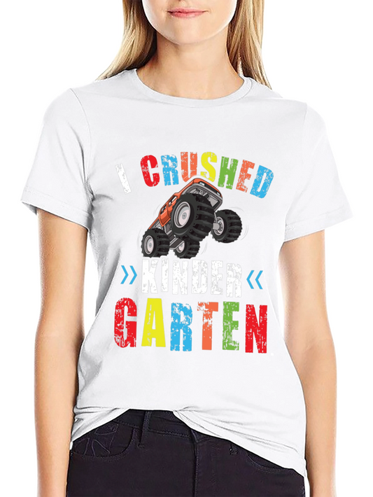 Crushed Kindergarten Monster Truck Graphic Tee