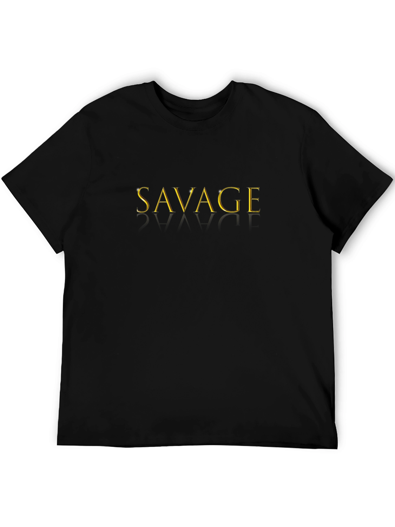 Savage Graphic Tee - Black Short Sleeve Shirt
