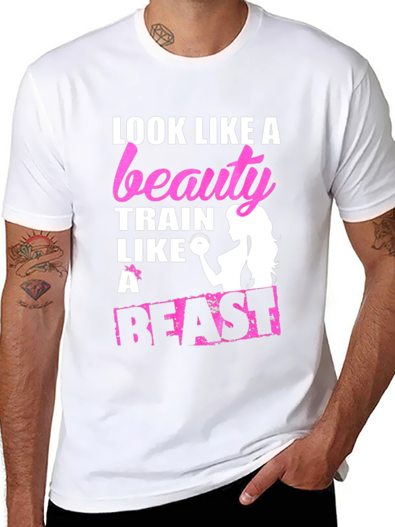 Look Like A Beauty Train Like A Beast T-Shirt