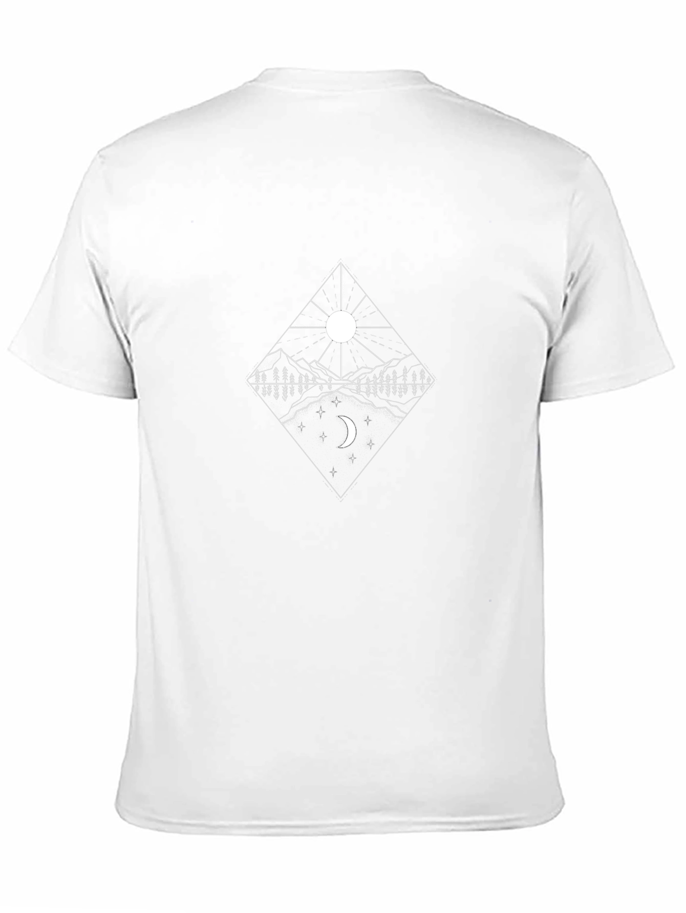 Day & Night Graphic Tee - Unisex Cotton T-Shirt