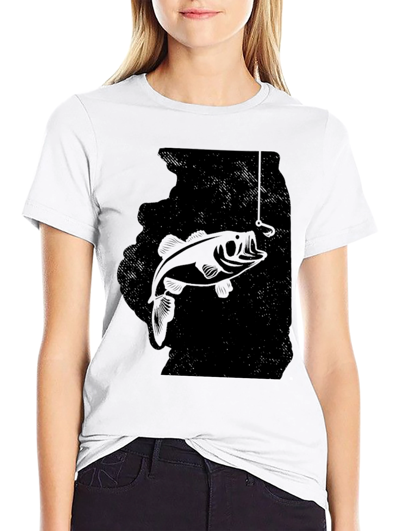 Fishing Graphic Tee - Bass Catch Design