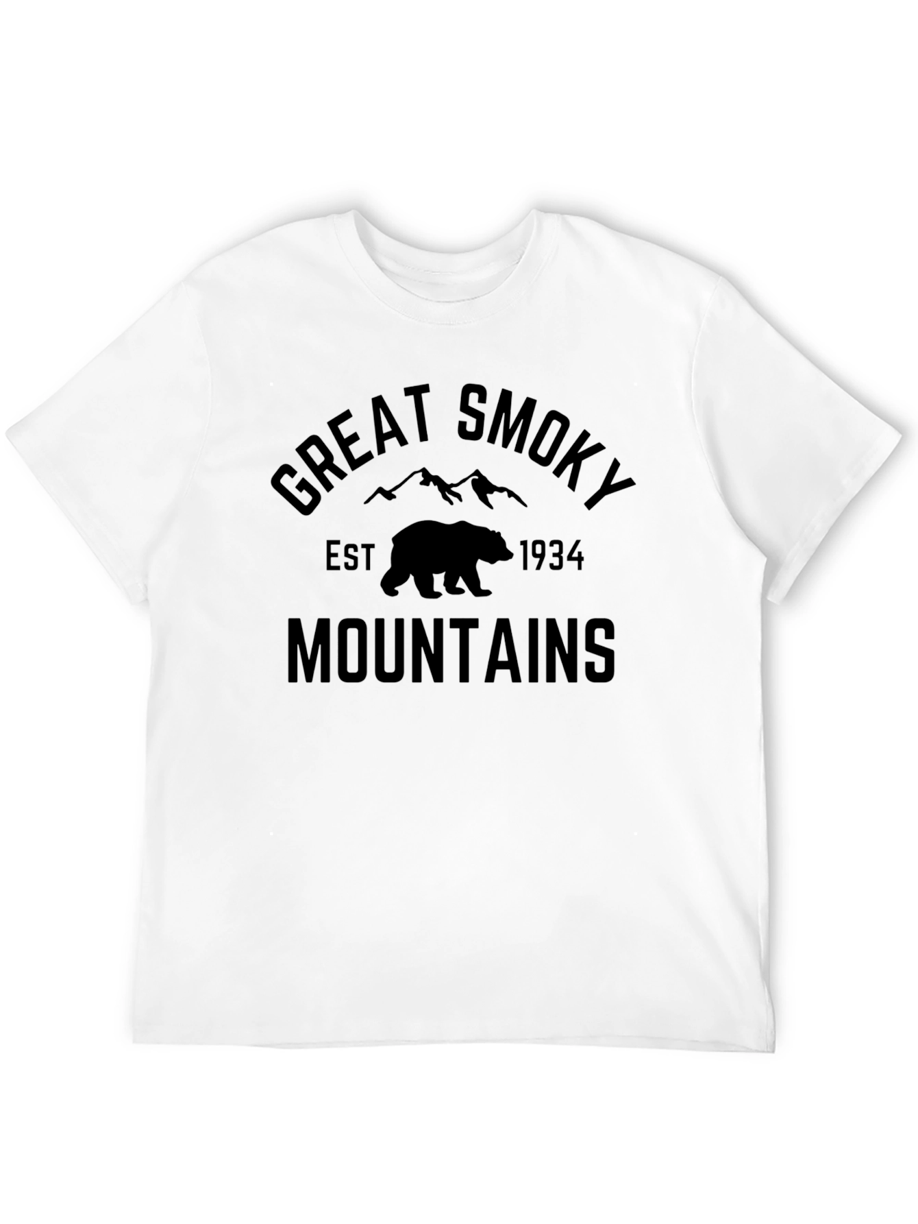 Great Smoky Mountains Black T-Shirt