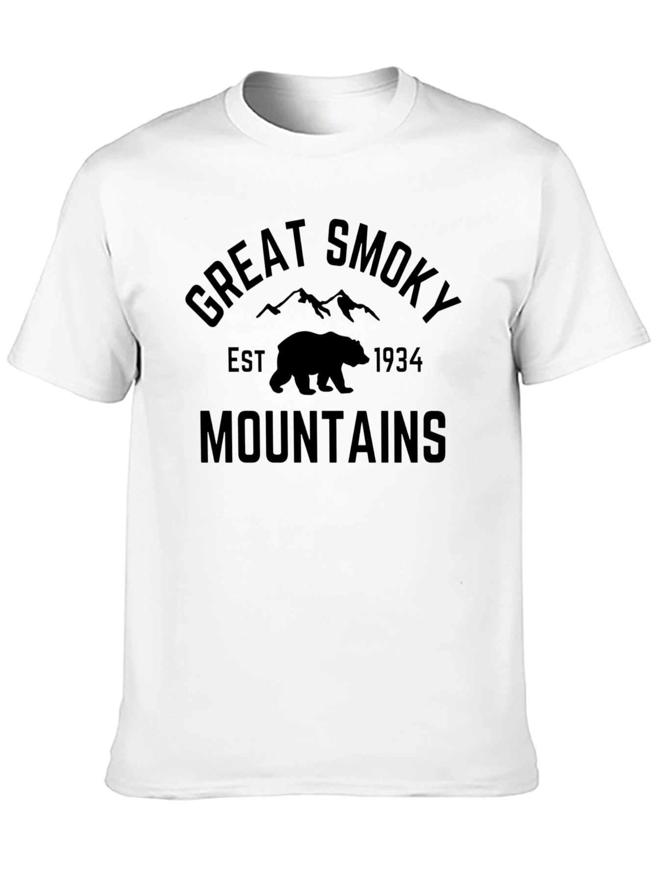 Great Smoky Mountains Black T-Shirt