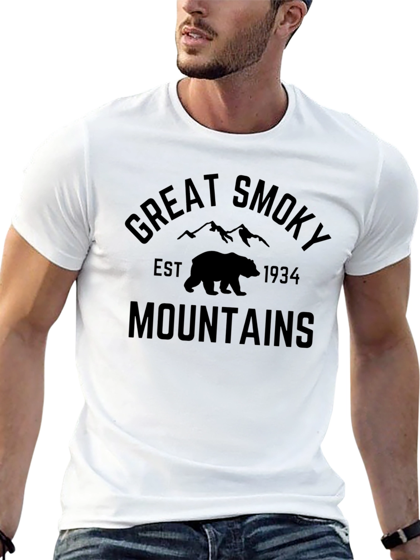 Great Smoky Mountains Black T-Shirt