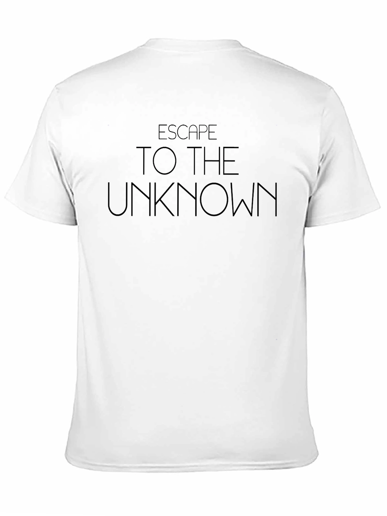 Escape to the Unknown Graphic T-Shirt - Black