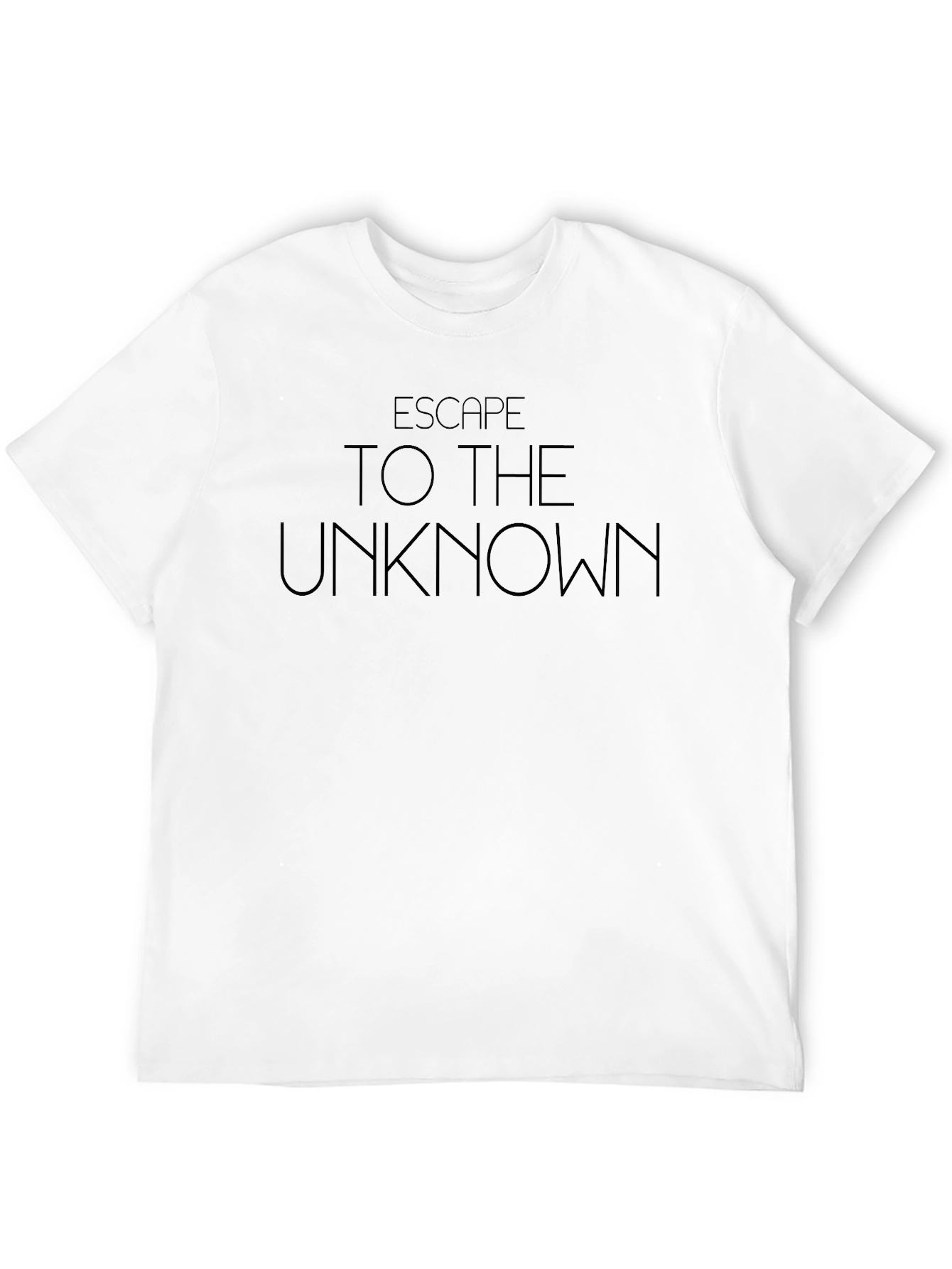 Escape to the Unknown Graphic T-Shirt - Black