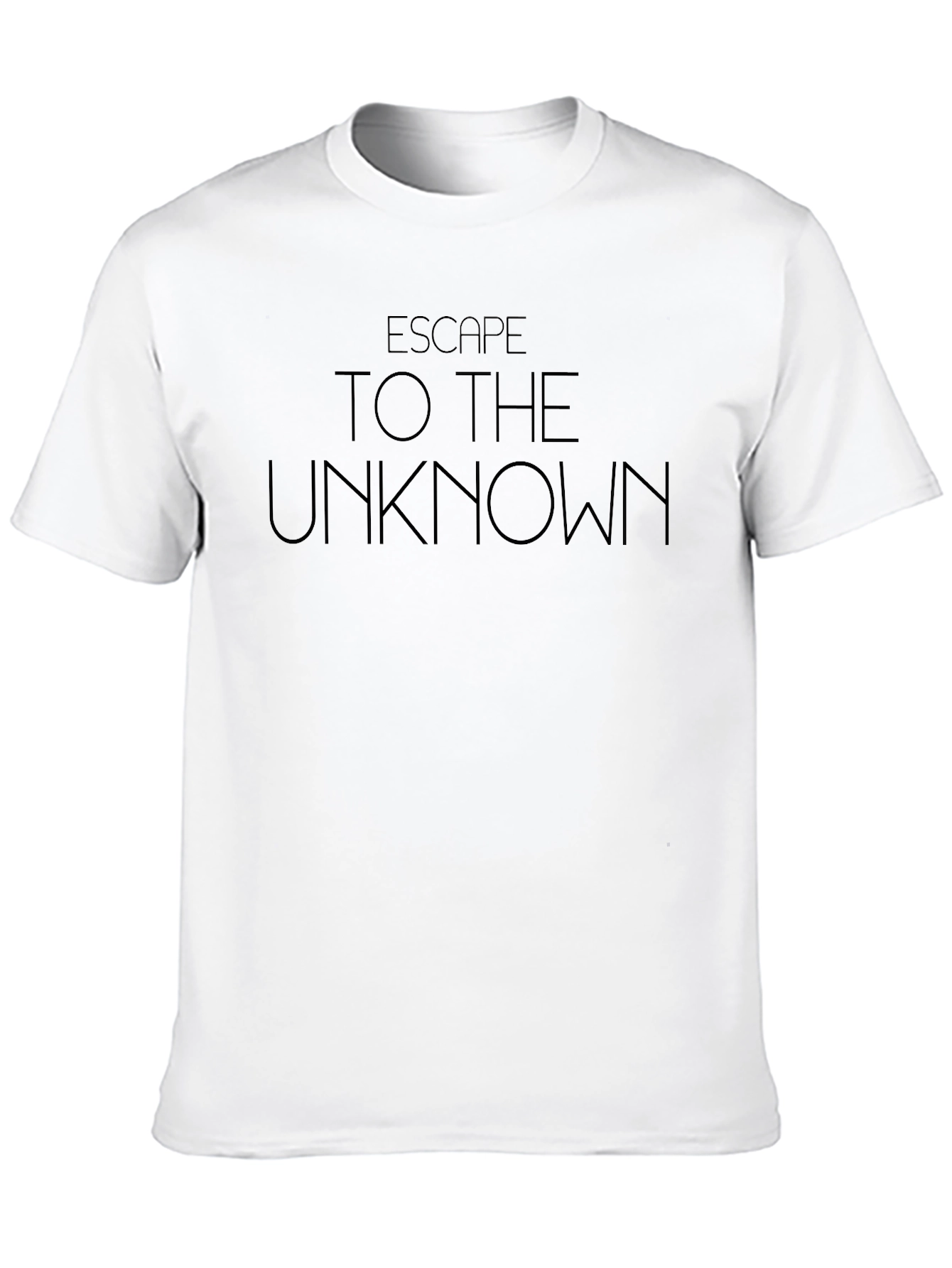 Escape to the Unknown Graphic T-Shirt - Black