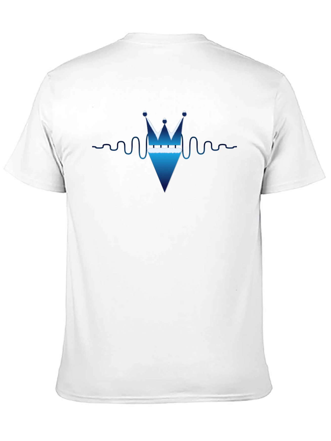 Crown Diamond Graphic T-Shirt - Stylish Black Tee