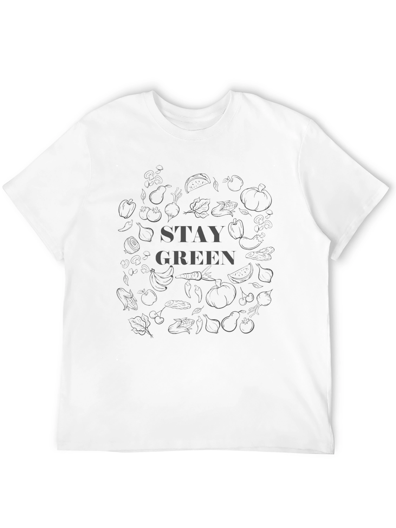 Stay Green Organic Cotton Graphic Tee