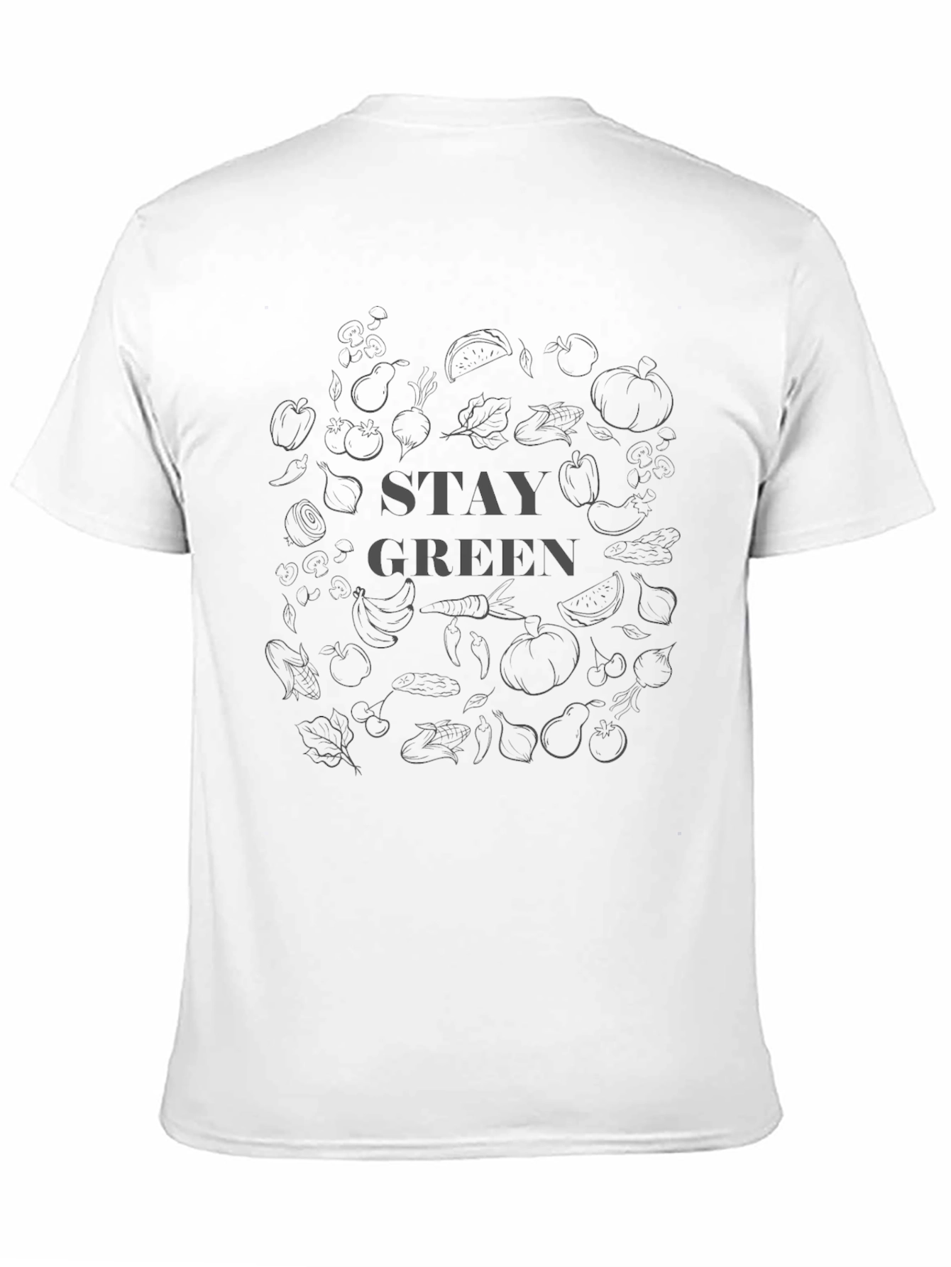 Stay Green Organic Cotton Graphic Tee