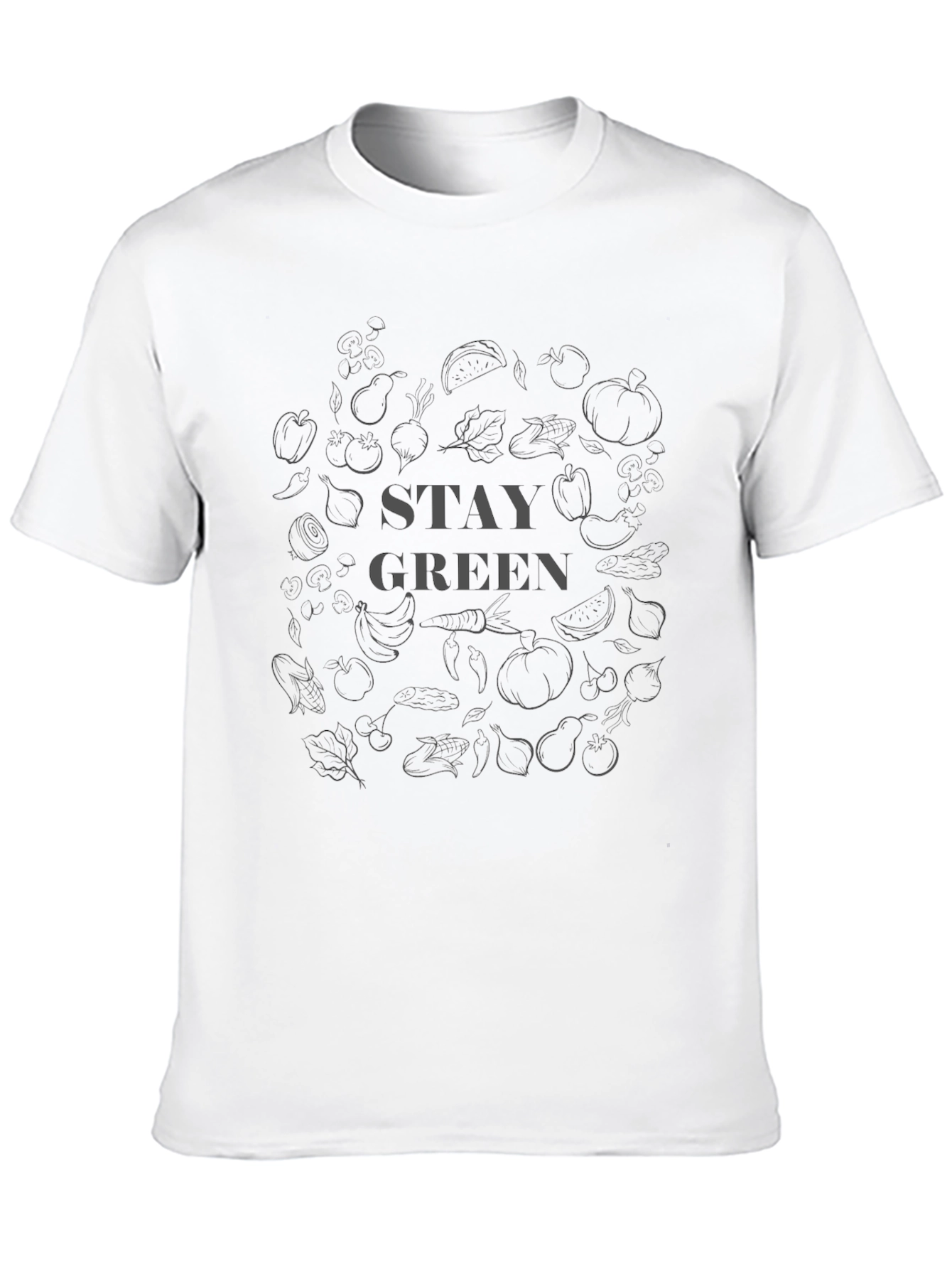 Stay Green Organic Cotton Graphic Tee