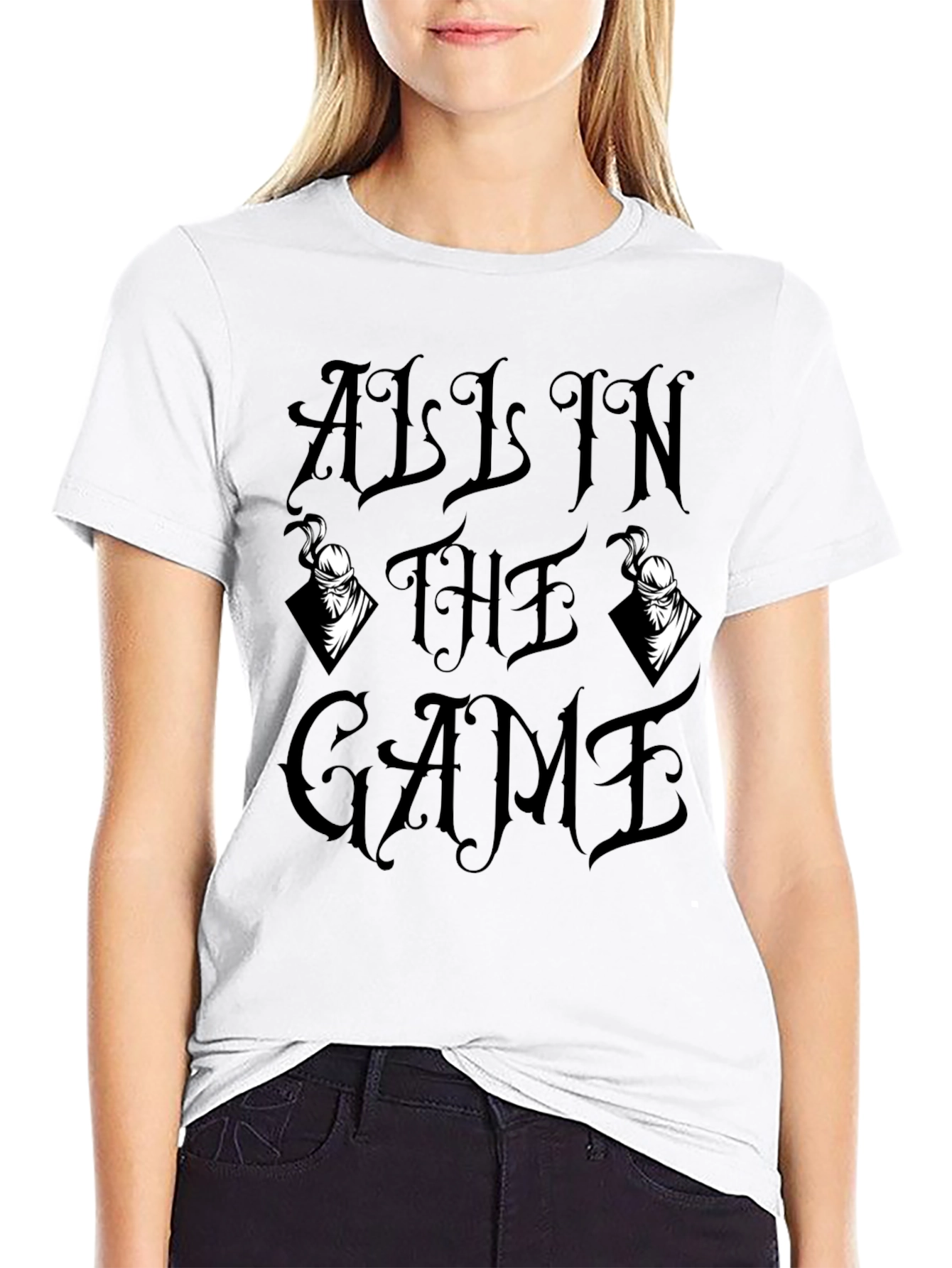 All In The Game Graphic Tee - Black