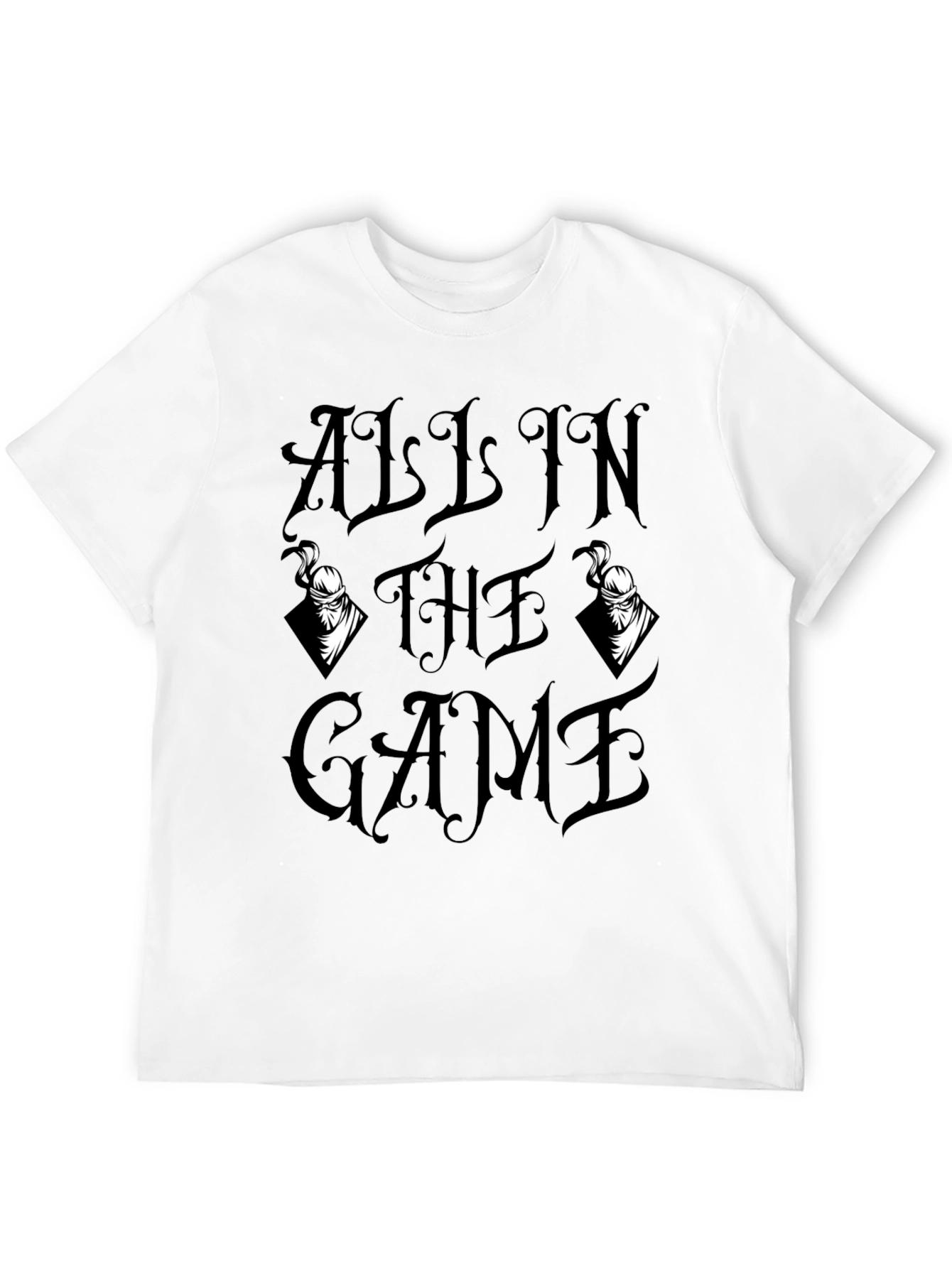 All In The Game Graphic Tee - Black