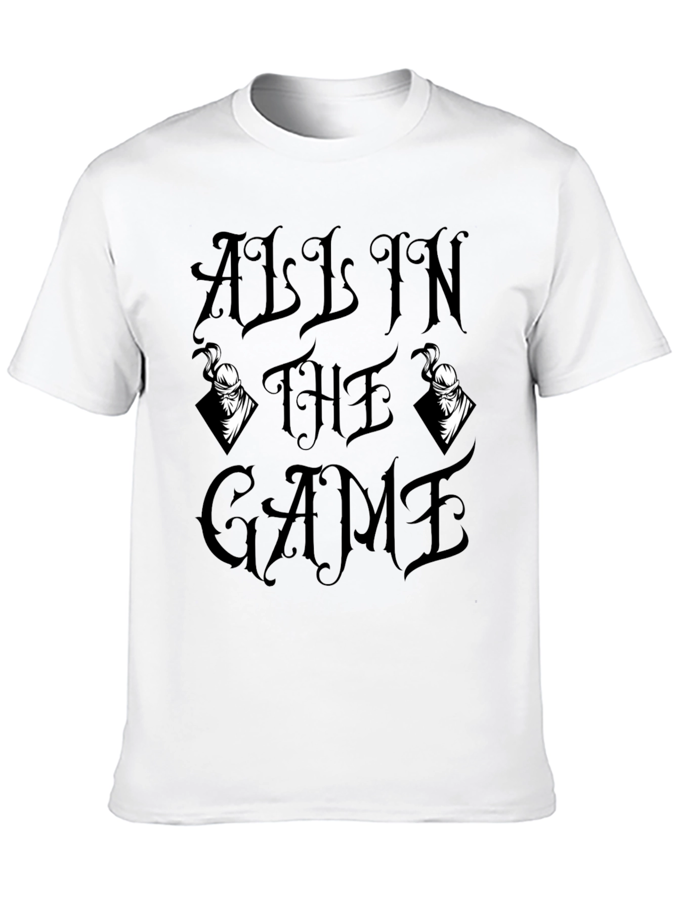 All In The Game Graphic Tee - Black
