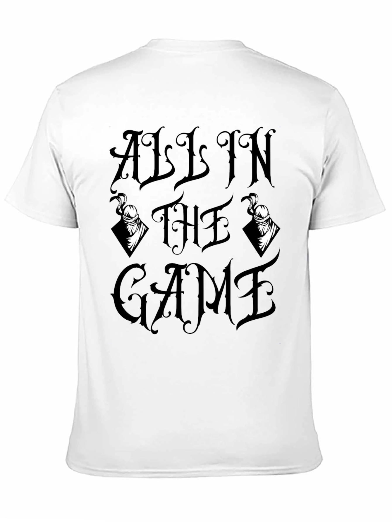 All In The Game Graphic Tee - Black