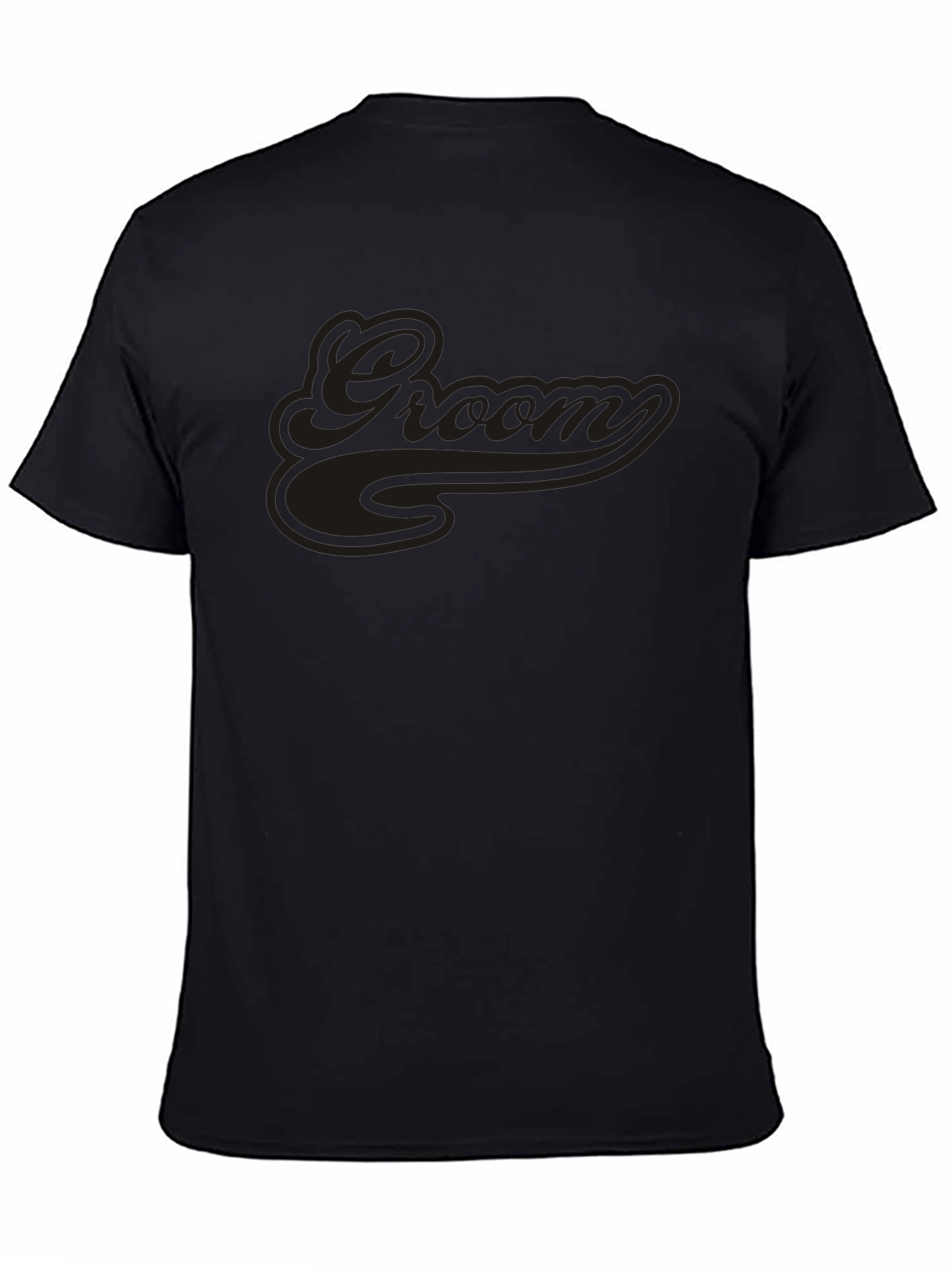Groom Crew Neck Short Sleeve T-Shirt