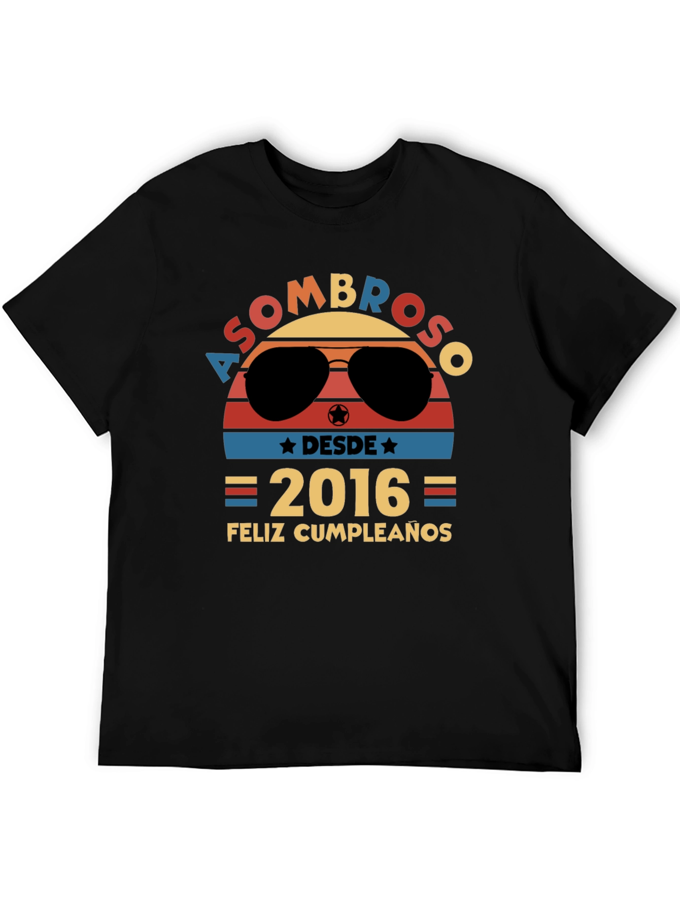 Asombroso Desde 2016 Feliz Cumpleanos T-Shirt