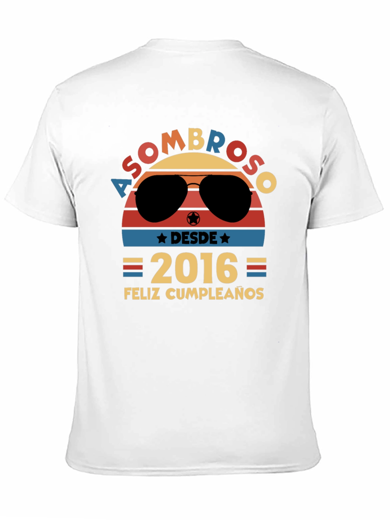 Asombroso Desde 2016 Feliz Cumpleanos T-Shirt