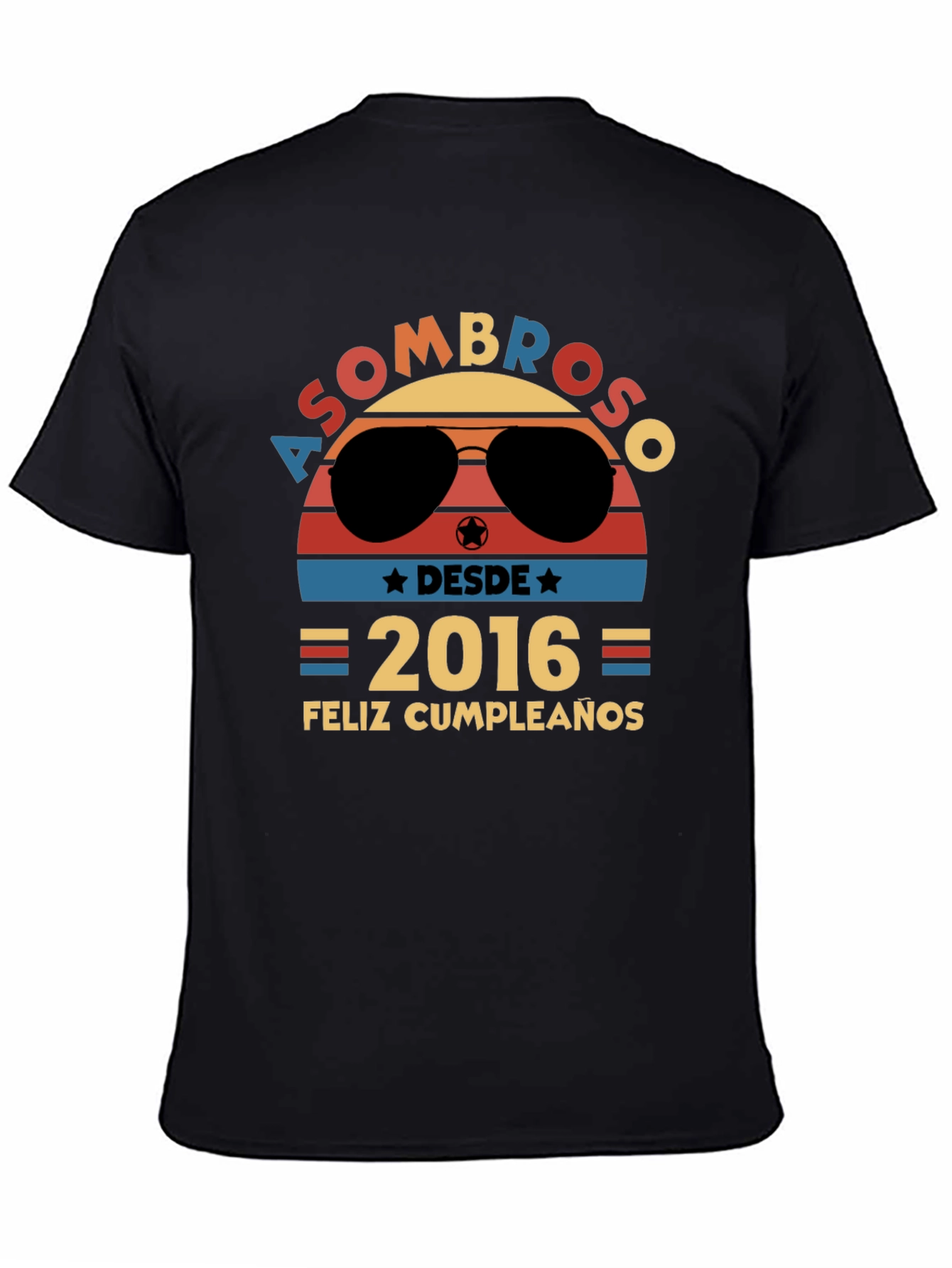 Asombroso Desde 2016 Feliz Cumpleanos T-Shirt