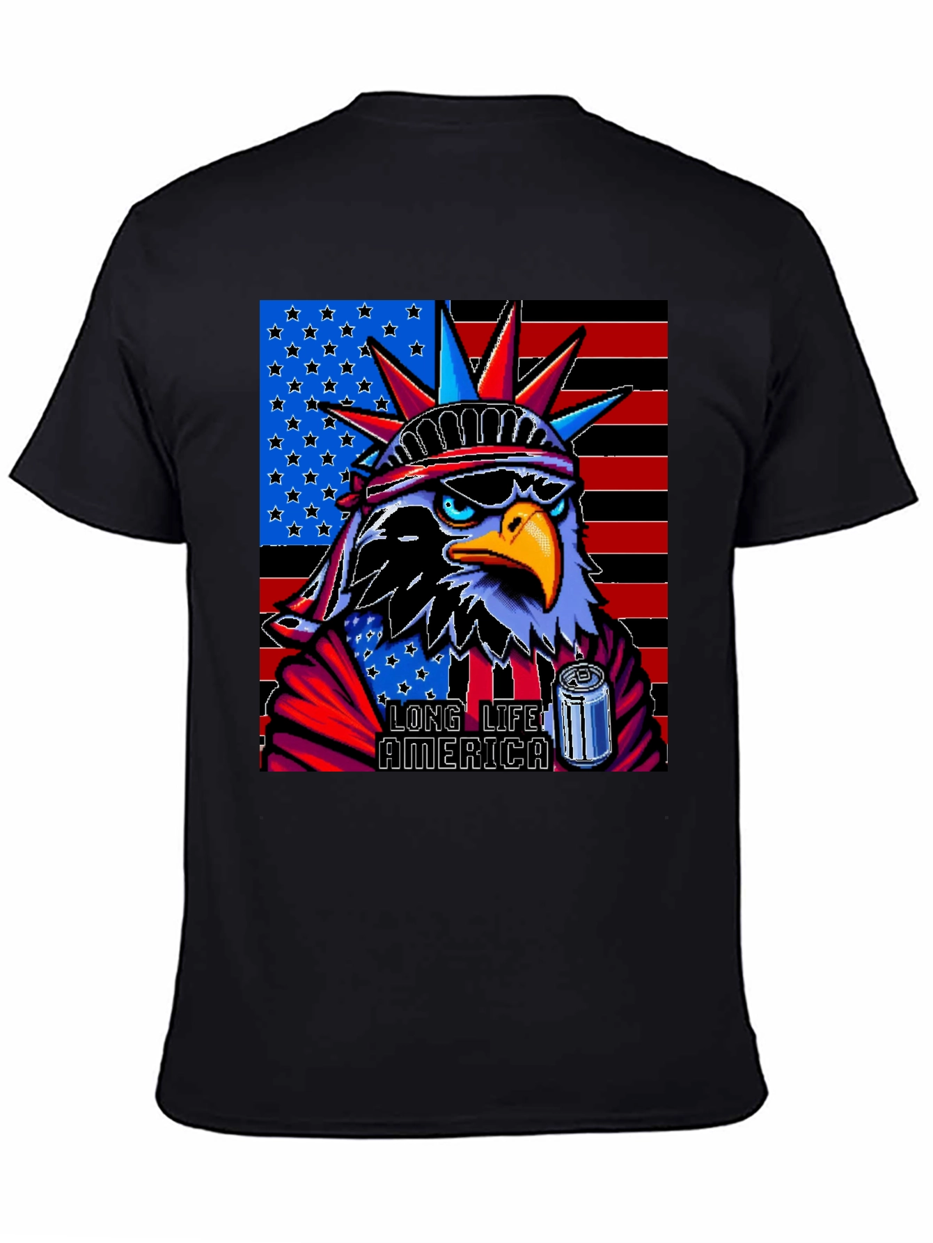 Patriotic Eagle T-Shirt: Long Live America!