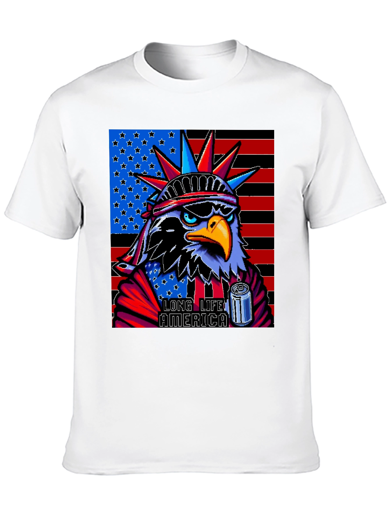 Patriotic Eagle T-Shirt: Long Live America!