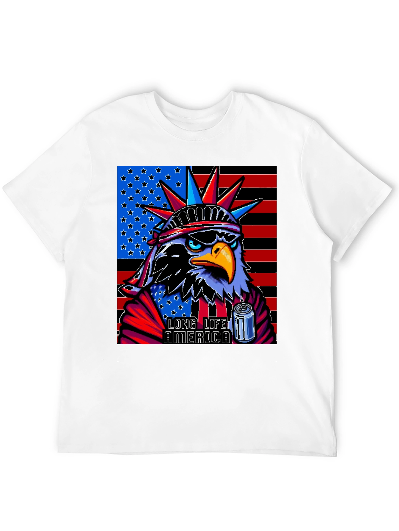 Patriotic Eagle T-Shirt: Long Live America!