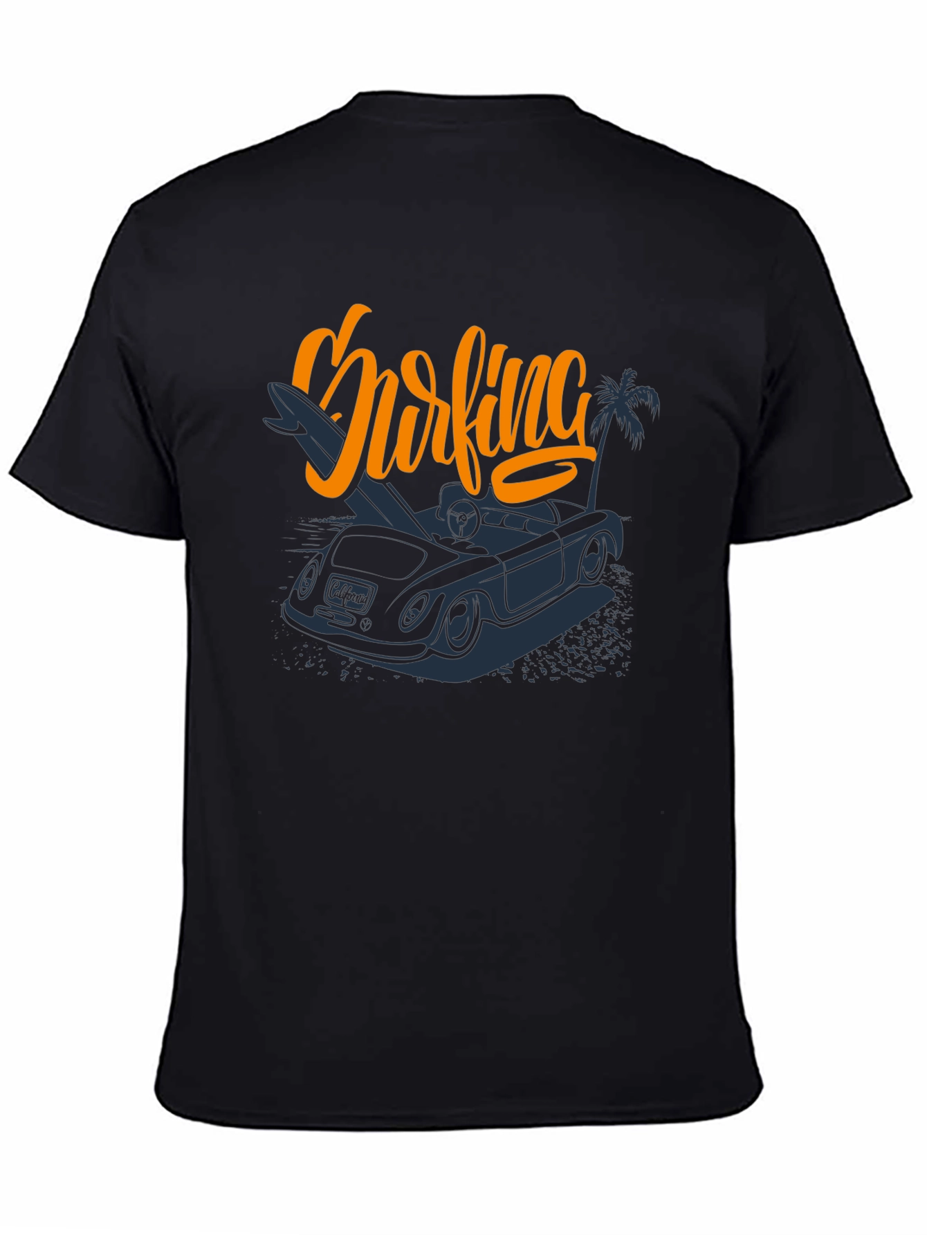 Surfing Car Graphic Tee -  Vacation Ready