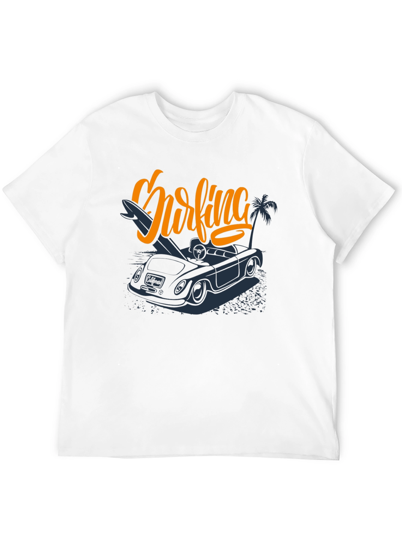 Surfing Car Graphic Tee -  Vacation Ready