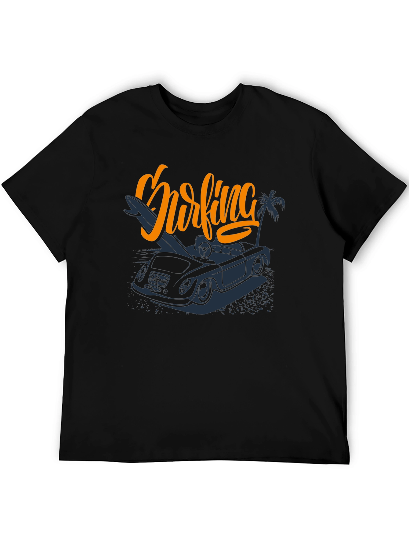 Surfing Car Graphic Tee -  Vacation Ready