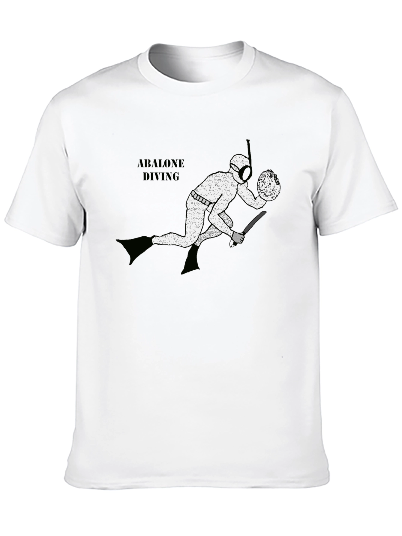 Abalone Diving Graphic T-Shirt