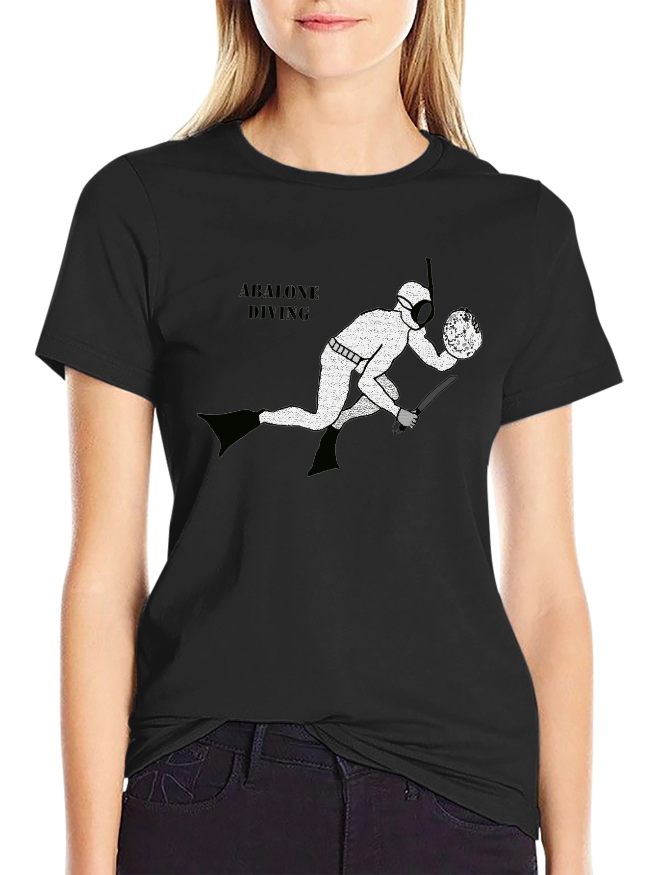 Abalone Diving Graphic T-Shirt