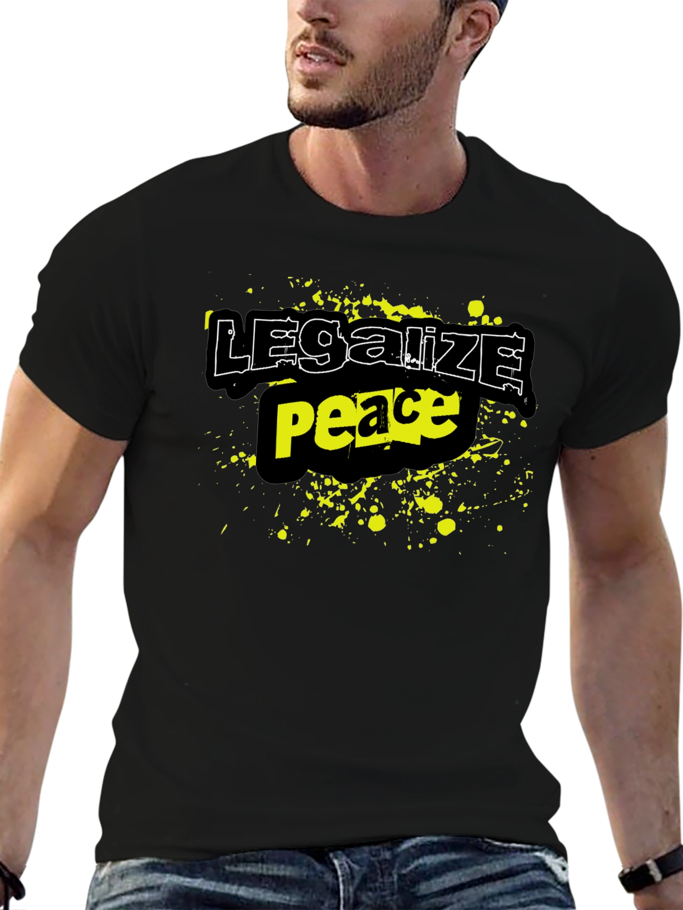 Legalize Peace T-Shirt - Black