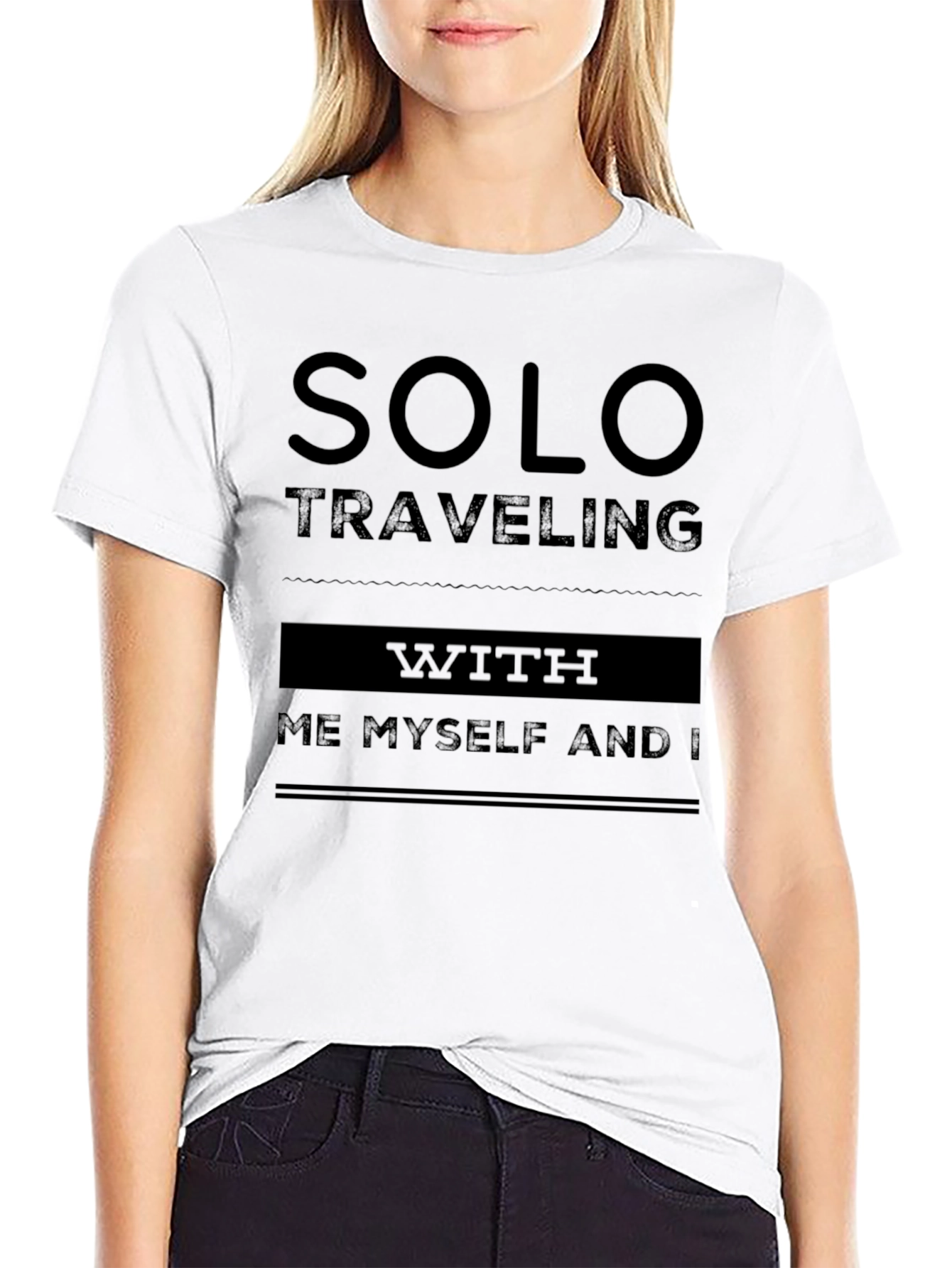 Solo Traveling T-Shirt - Me Myself and I