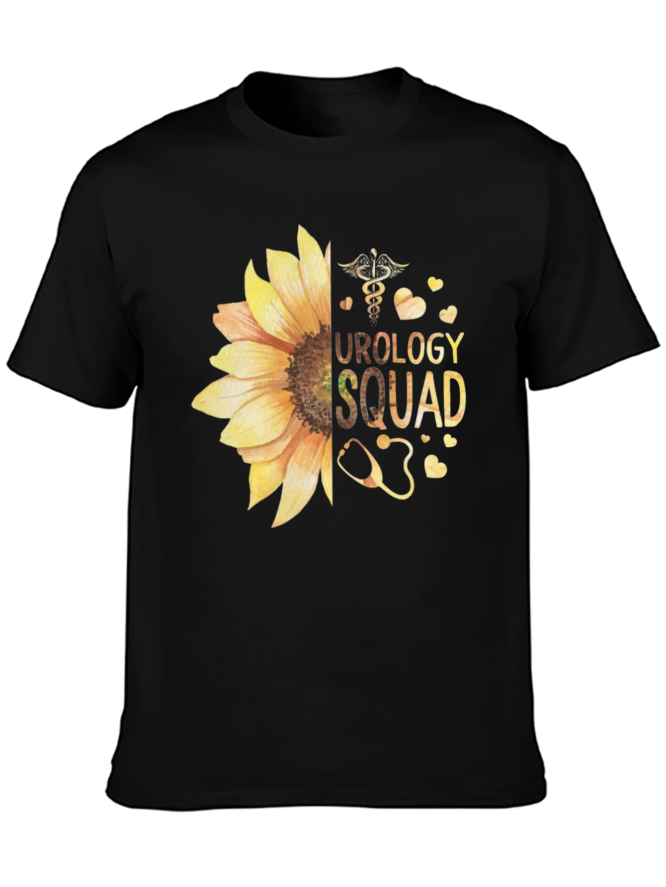 Urology Squad Sunflower Graphic T-Shirt