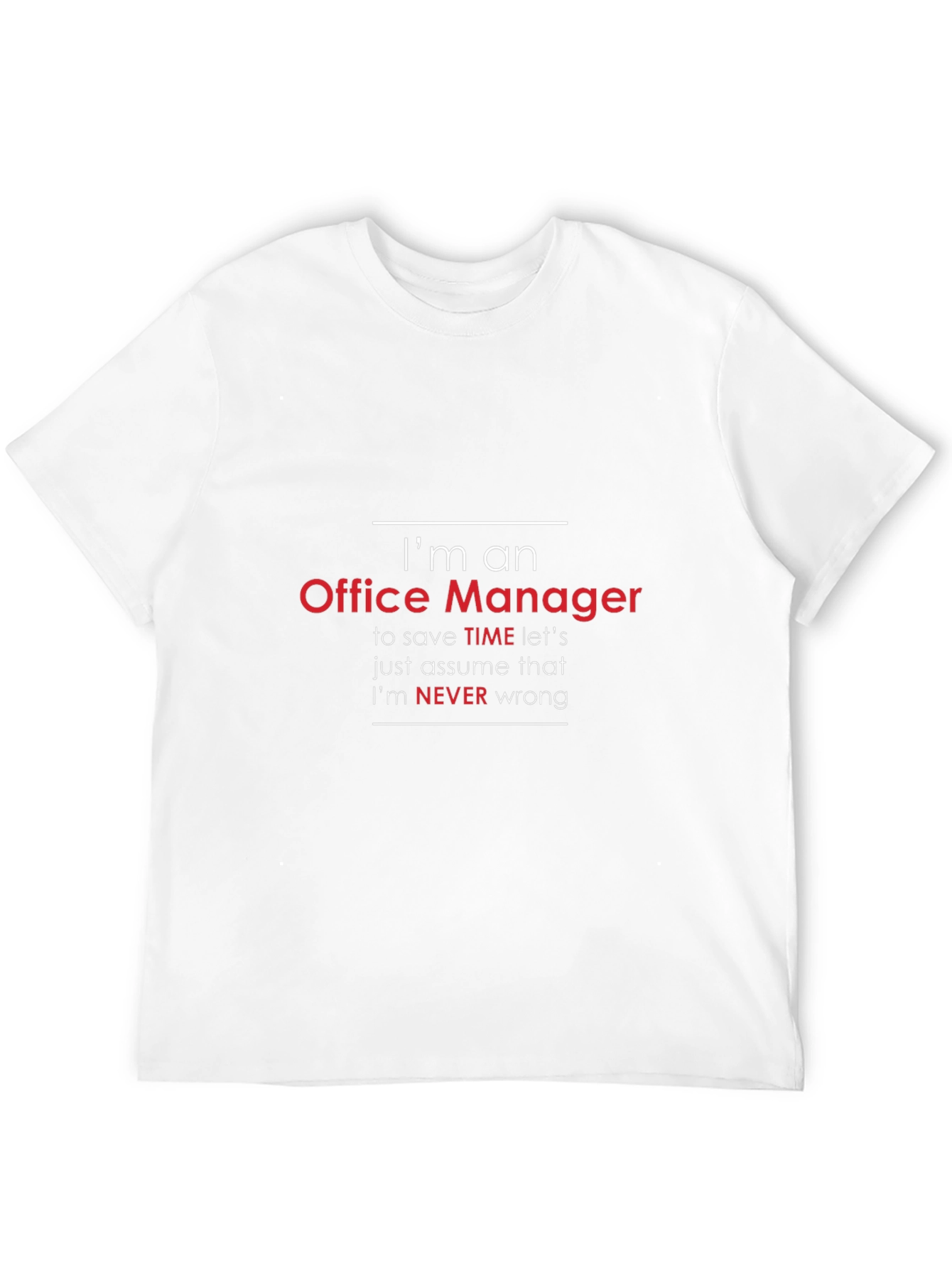 Im An Office Manager Funny T-Shirt