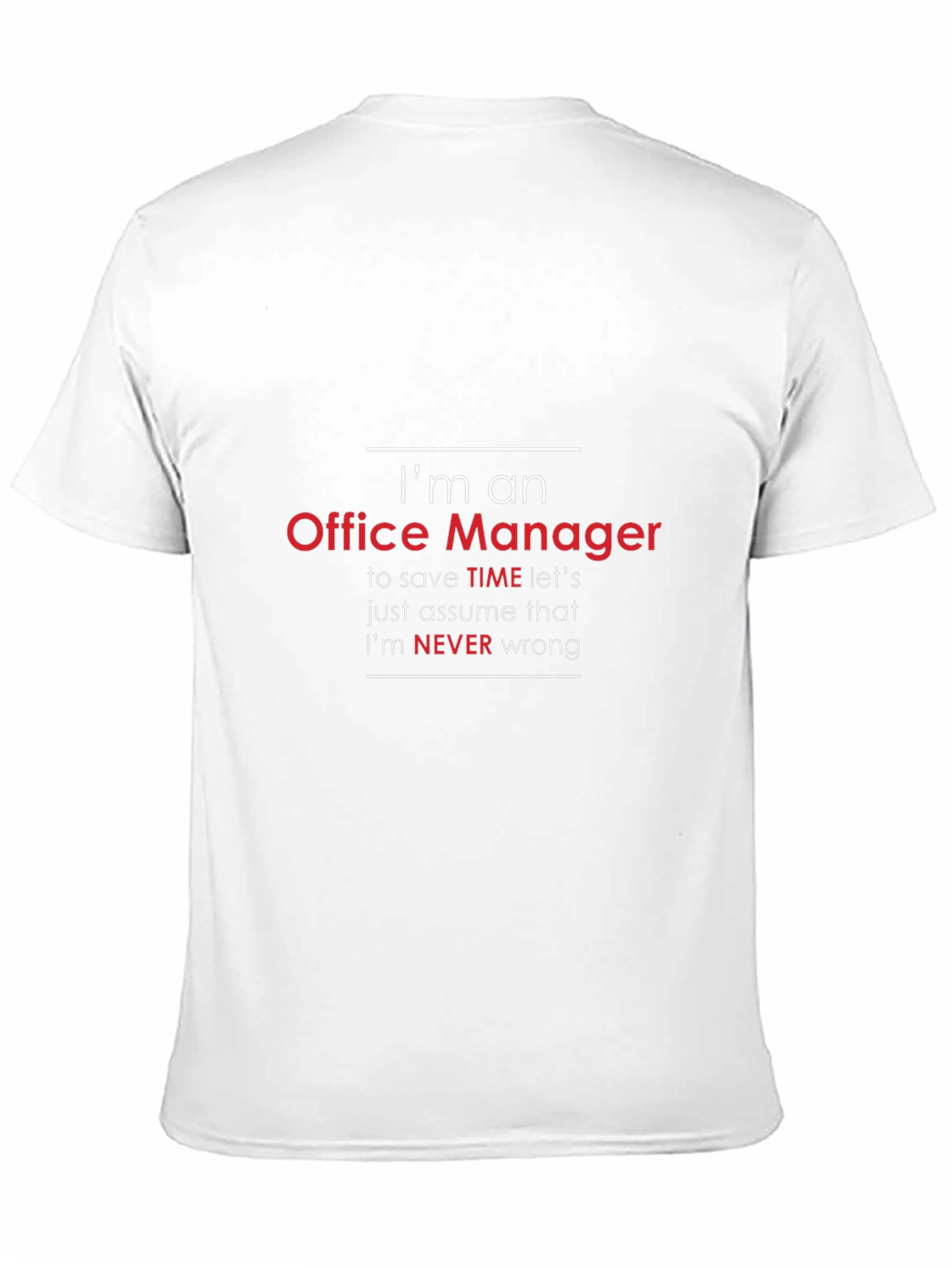 Im An Office Manager Funny T-Shirt