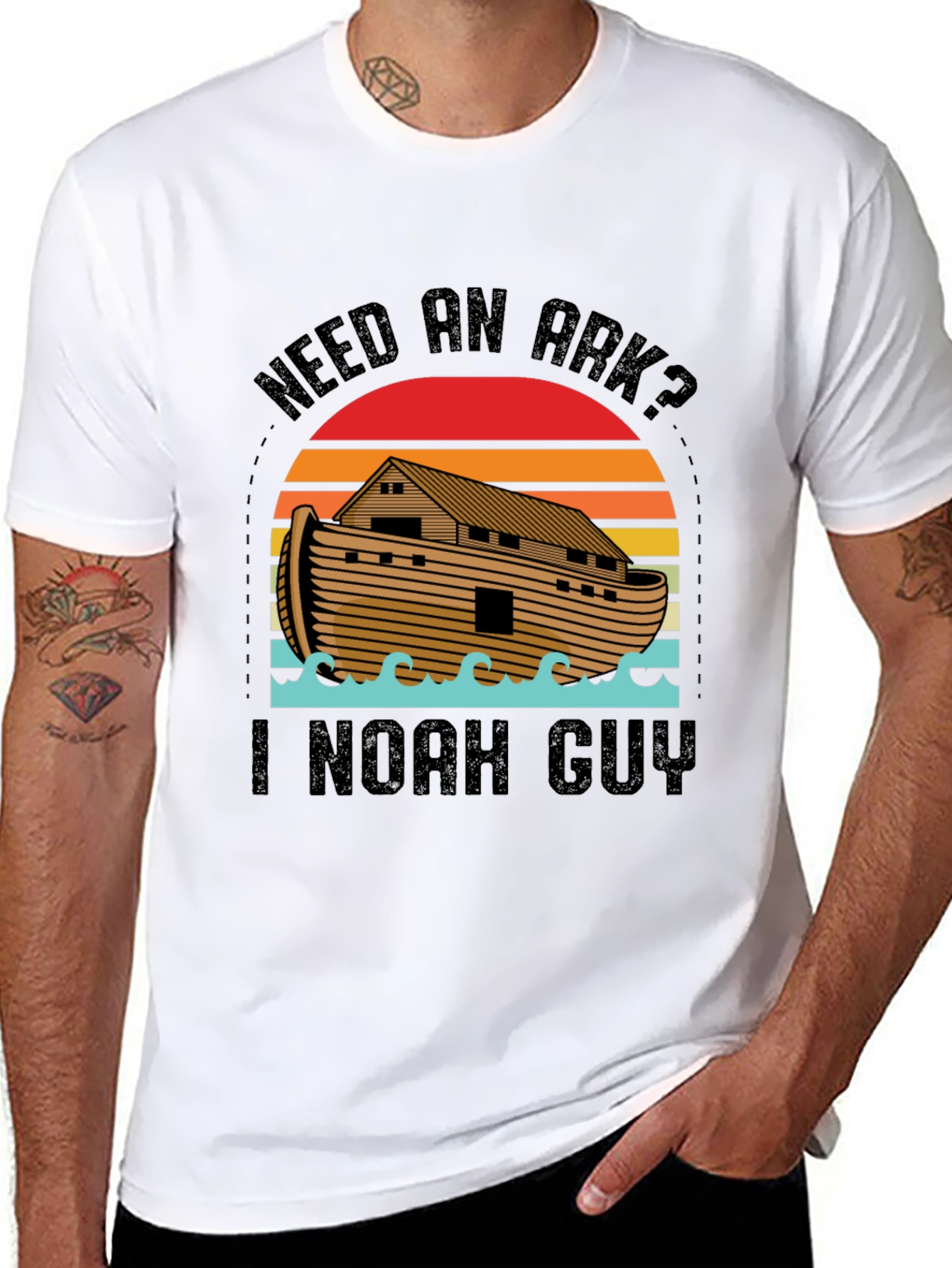 Need an Ark? I Noah Guy Black T-Shirt